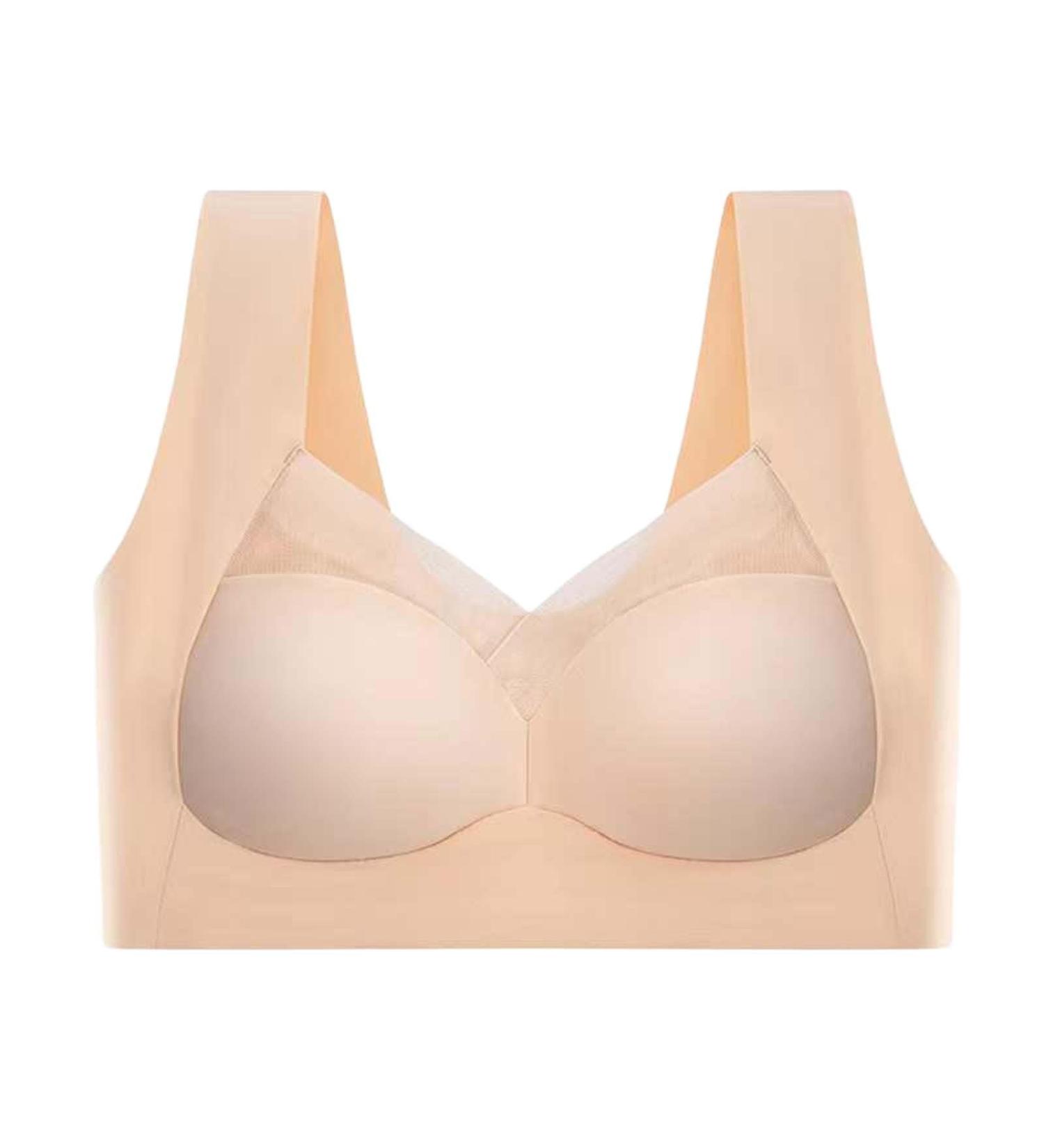 Hatme Posture Correction BH - WMBRA Comfy Position Non-Wired Full Coverage Invisible Support Bra for Women - Wireless Breathable Zero-Feeling Sizes S-6XL Beige - Buy Online on GoSupps.com