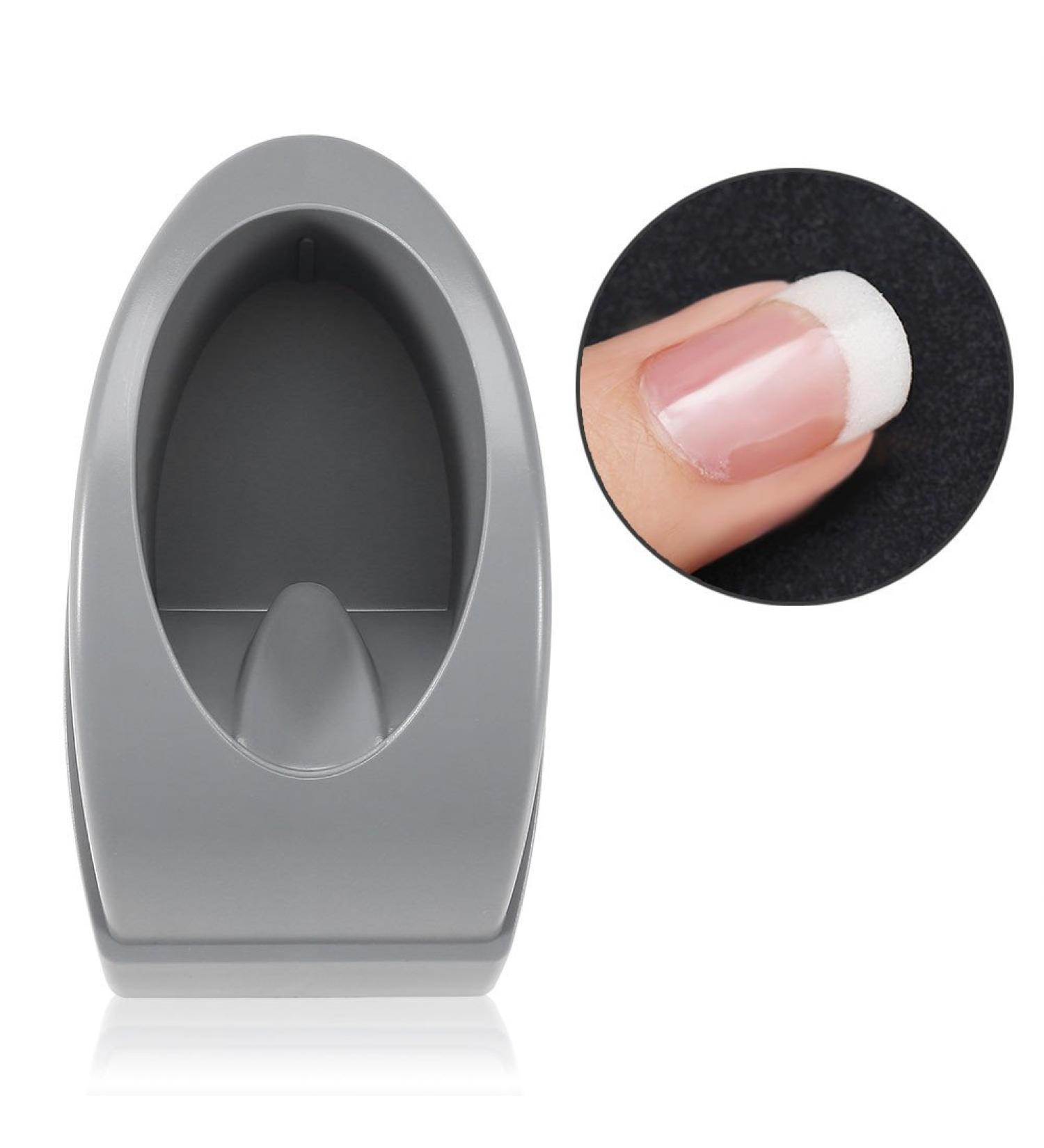Dip Nail Container & Smile Line Maker - French Manicure Molding Tray for DIY Nail Art (Gray) - Buy Online on GoSupps.com