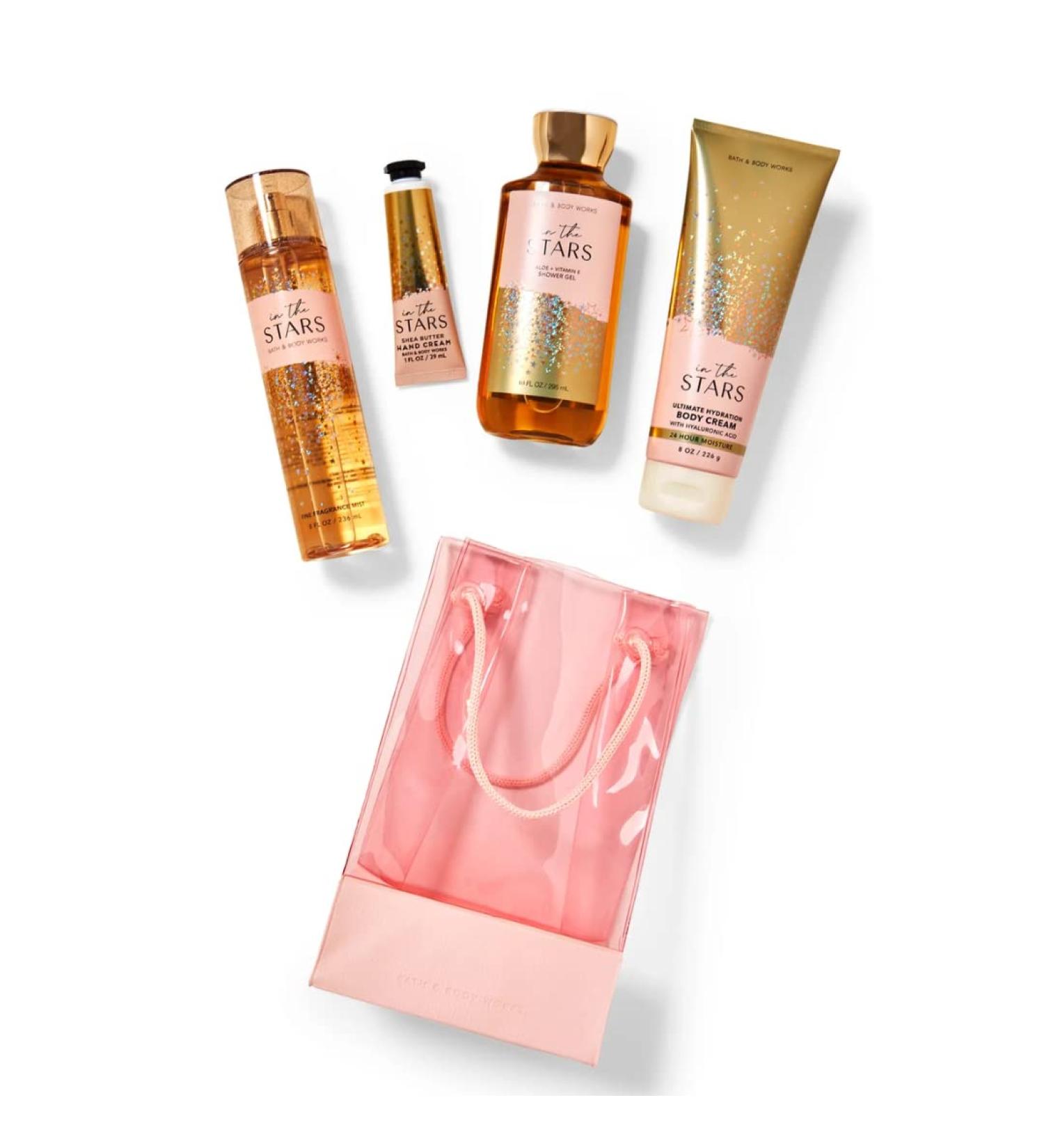 Bath & Body Works In The Stars Gift Set - Mist, Body Cream, Shower Gel, Hand Cream & Gift Bag - Buy Online on GoSupps.com