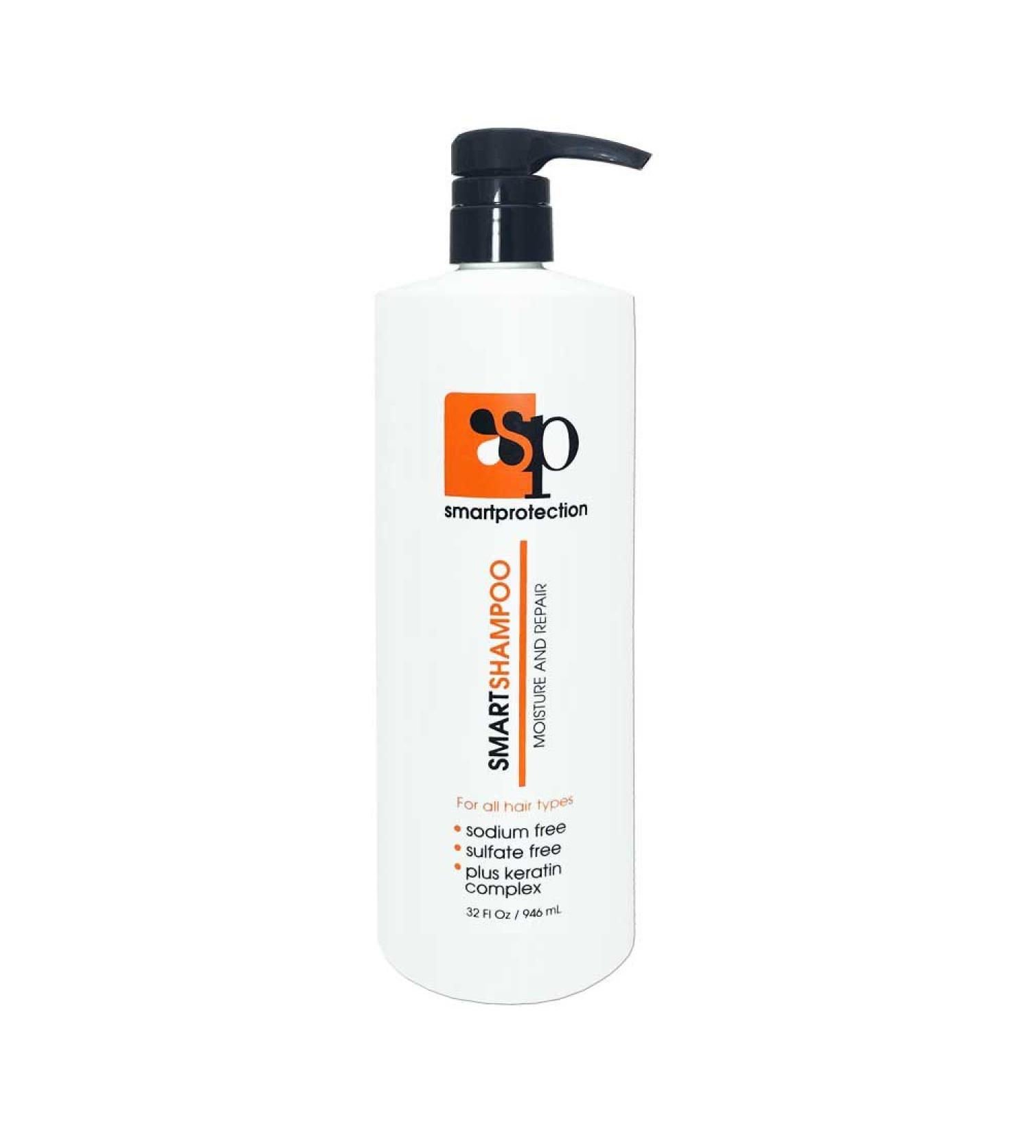 Moisture Shampoo Sulfate and Paraben Free 32oz for Keratin Treated Hair by Smart Protection