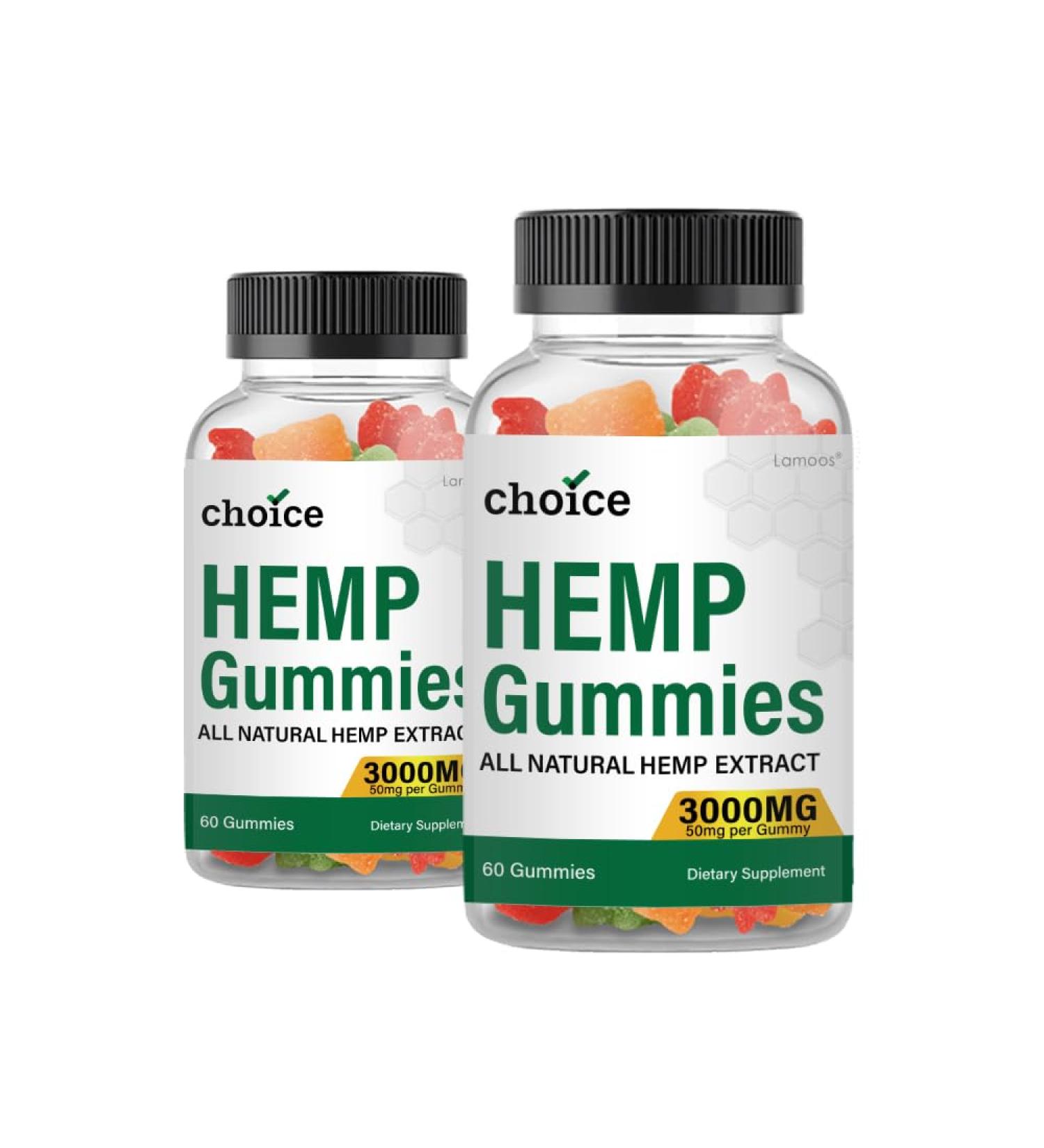Choice Hemp Gummies (2 Pack 120 Gummies)