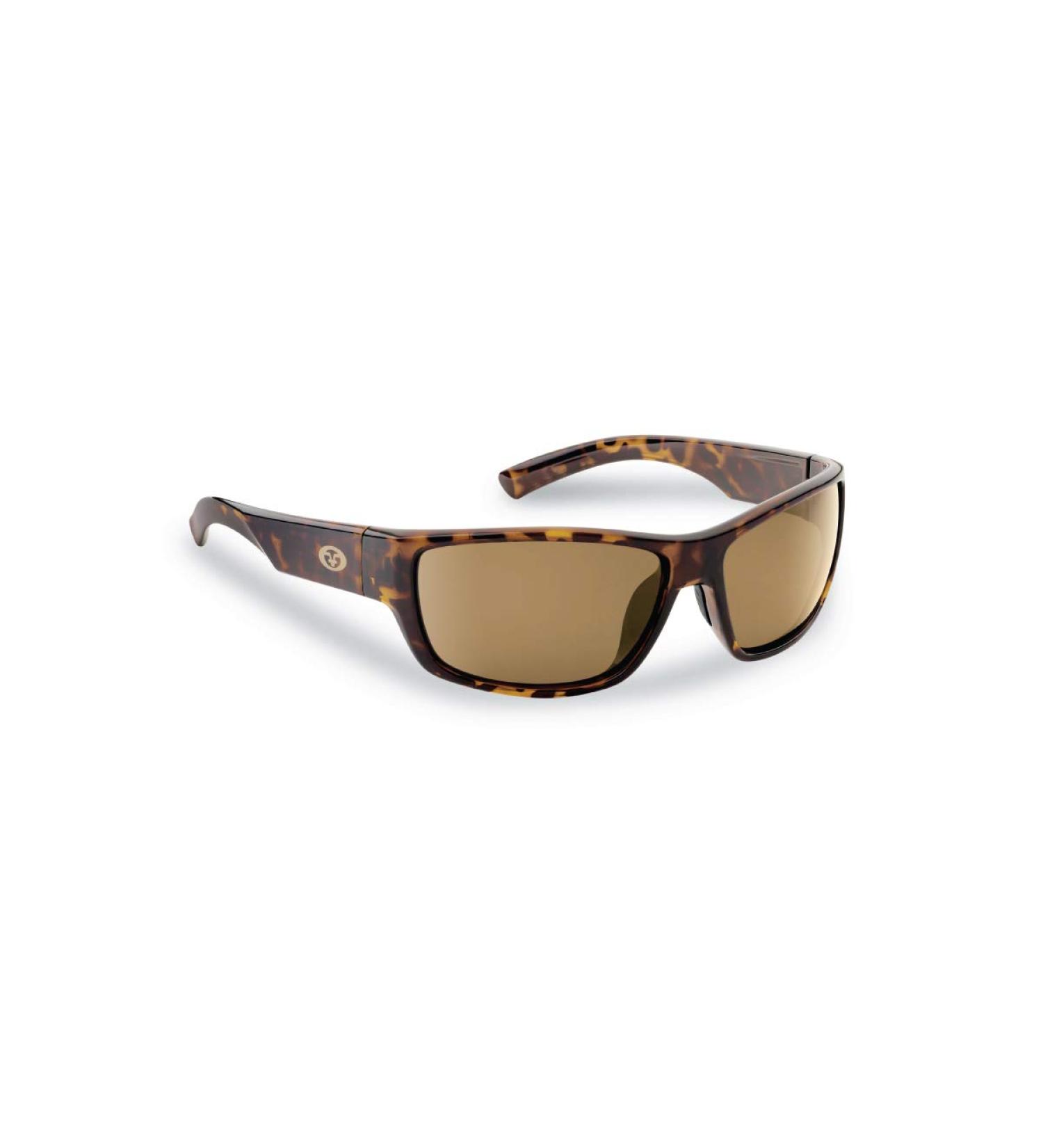 Flying Fisherman Matecumbe Polarized Sunglasses - Tortoise Frames/Amber Lenses | UV Blocker for Fishing & Outdoor Sports - Buy Online on GoSupps.com