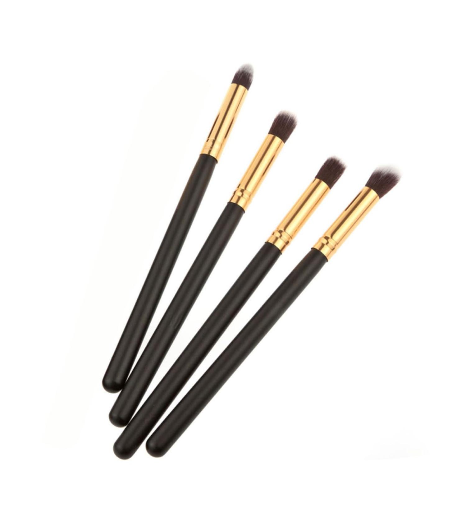 Angoily 4pcs Makeup Brushes Set - Eyeshadow Blending & Glitter Eye Makeup Brush Kit for Perfect Eye Looks - Buy Online on GoSupps.com