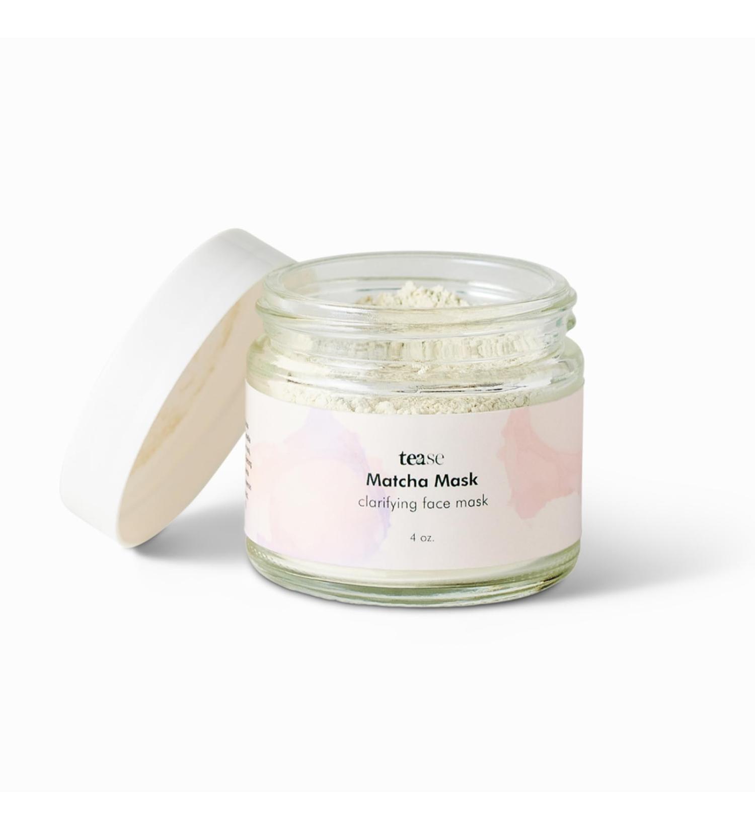Tease Clarifying Matcha Face Mask Powder - Anti-Aging Exfoliating & Moisturizing for Soft Glowing Skin | 4 Oz International Shipping - Buy Online on GoSupps.com