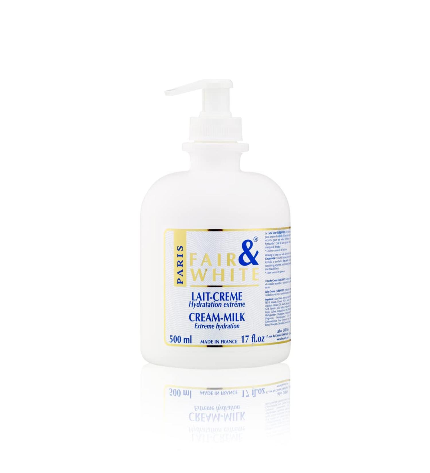Fair and White Original Cosmetic for Blemished Skin Milk Cream Ultimate Moisturiser 500 ml by Fair & White