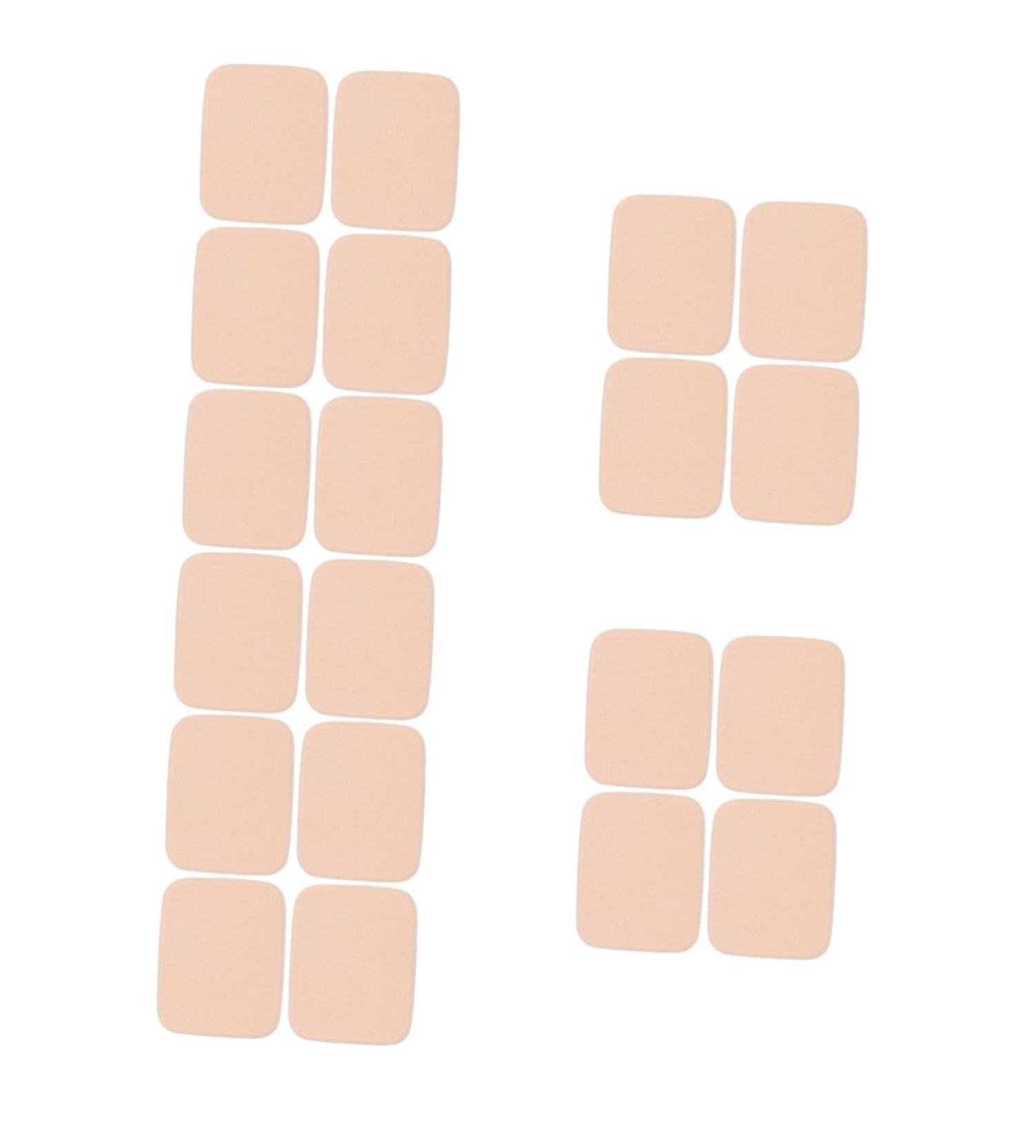 POPETPOP 10 Sets Puff Face Finger Puff Make up for Face Women Products Loose Powder Makeup Pads Makeup Puff Sponge Women Supplies Miss Bracket Square - Buy Online on GoSupps.com