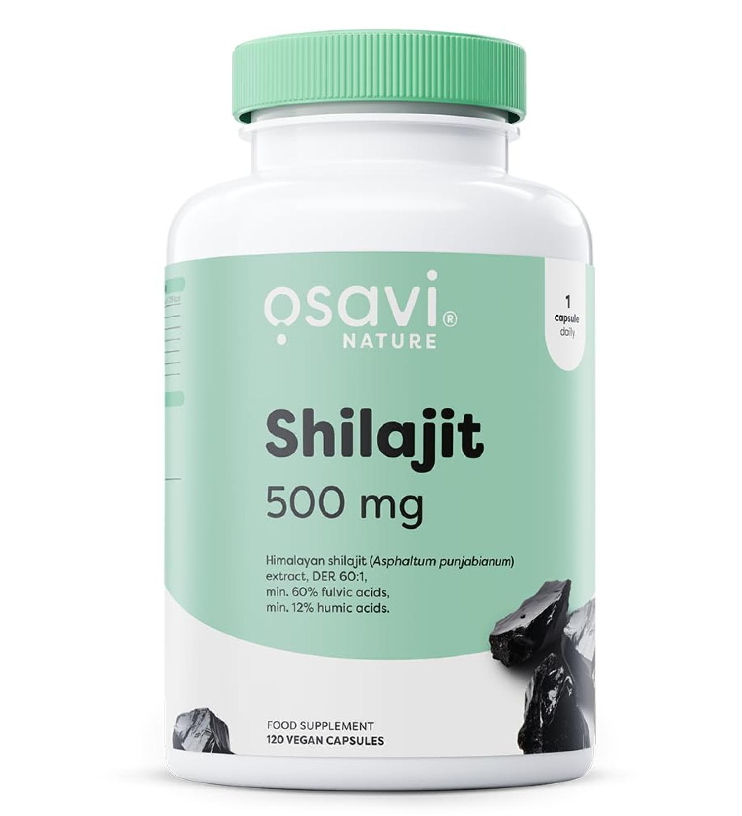  OSAVI Osavi Shilajit 500mg - 120 vegan caps - Buy Online on GoSupps.com