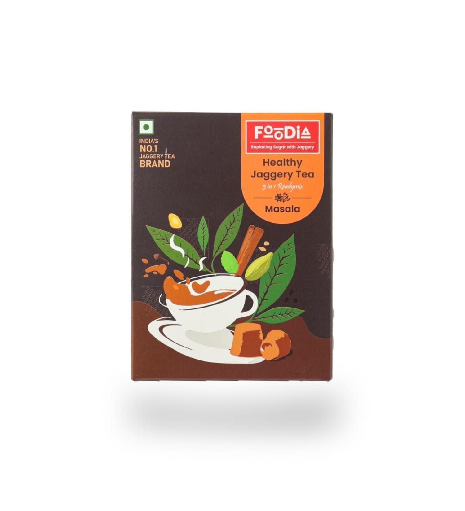 Foodia Jaggery Adrak Tea Box (0.97lbs) - Buy Online on GoSupps.com