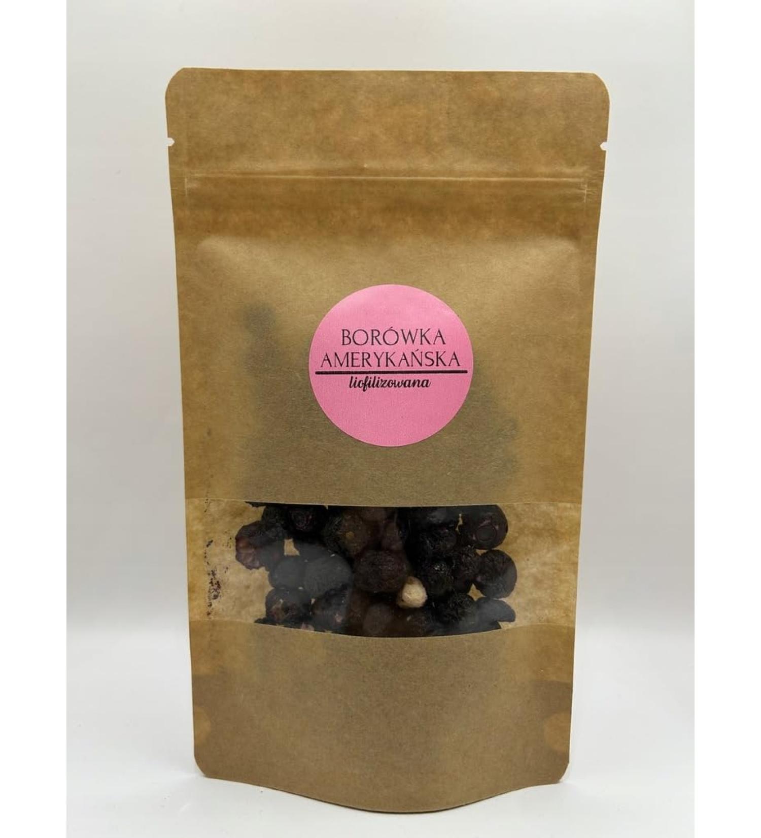 DELIFRUITS.PL Whole Freeze-Dried American Myrule 100g Freeze-Dried Fruits DELIFRUITS Freeze-Dried and Dried Fruits Preservative-Free and Sugar-Free