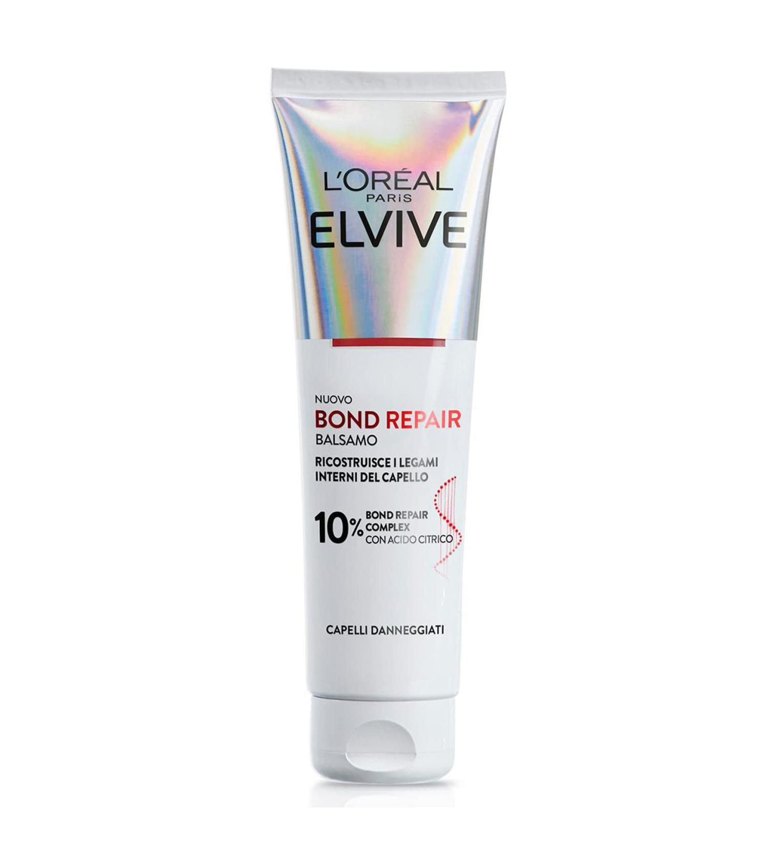 L'Oreal Paris L'Or al Paris Elvive Bond Repair Balm Strengthening For Damaged Hair Rebuilds the Internal Bonds of Hair With Citric Acid 150 ml