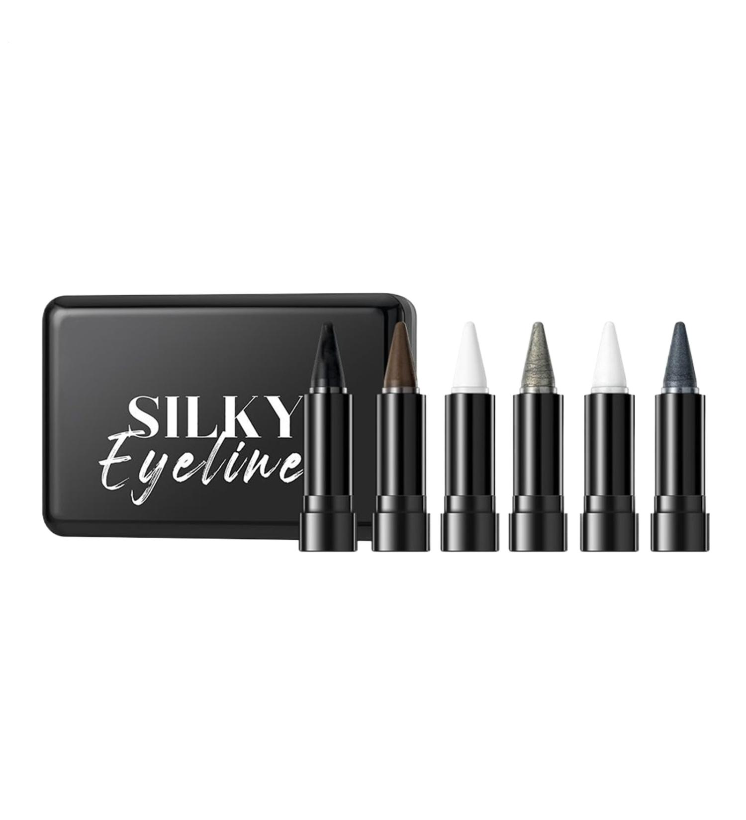  G n rique 6-Color Eyeliner Set | Waterproof Liquid Eyeliner | Smudge-Proof Makeup Pencil | Matte and Pearlescent Quick-Drying Long-Lasting for Beginners - Buy Online on GoSupps.com