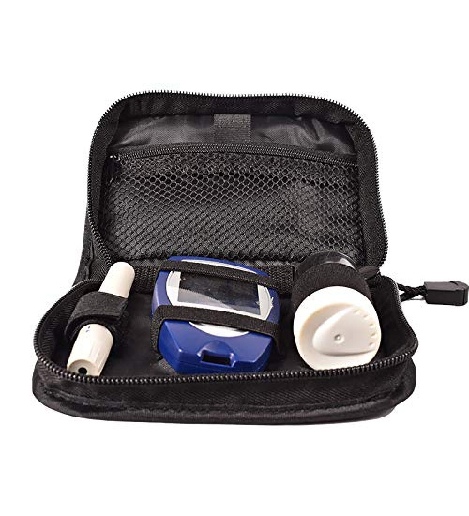 Hooshion Diabetic Organizer Carrying Case Kit - Blood Glucose Meter Storage Bag - Buy Online on GoSupps.com