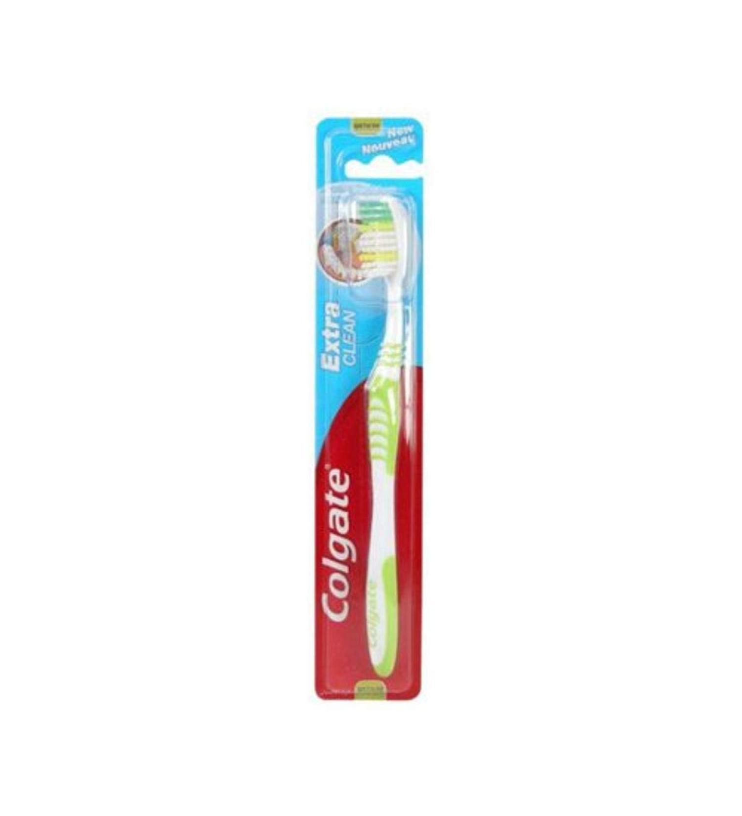 Colgate WTOH22 Extra Clean Toothbrush - Ultimate Oral Care for a Bright Smile | International Shipping Available - Buy Online on GoSupps.com