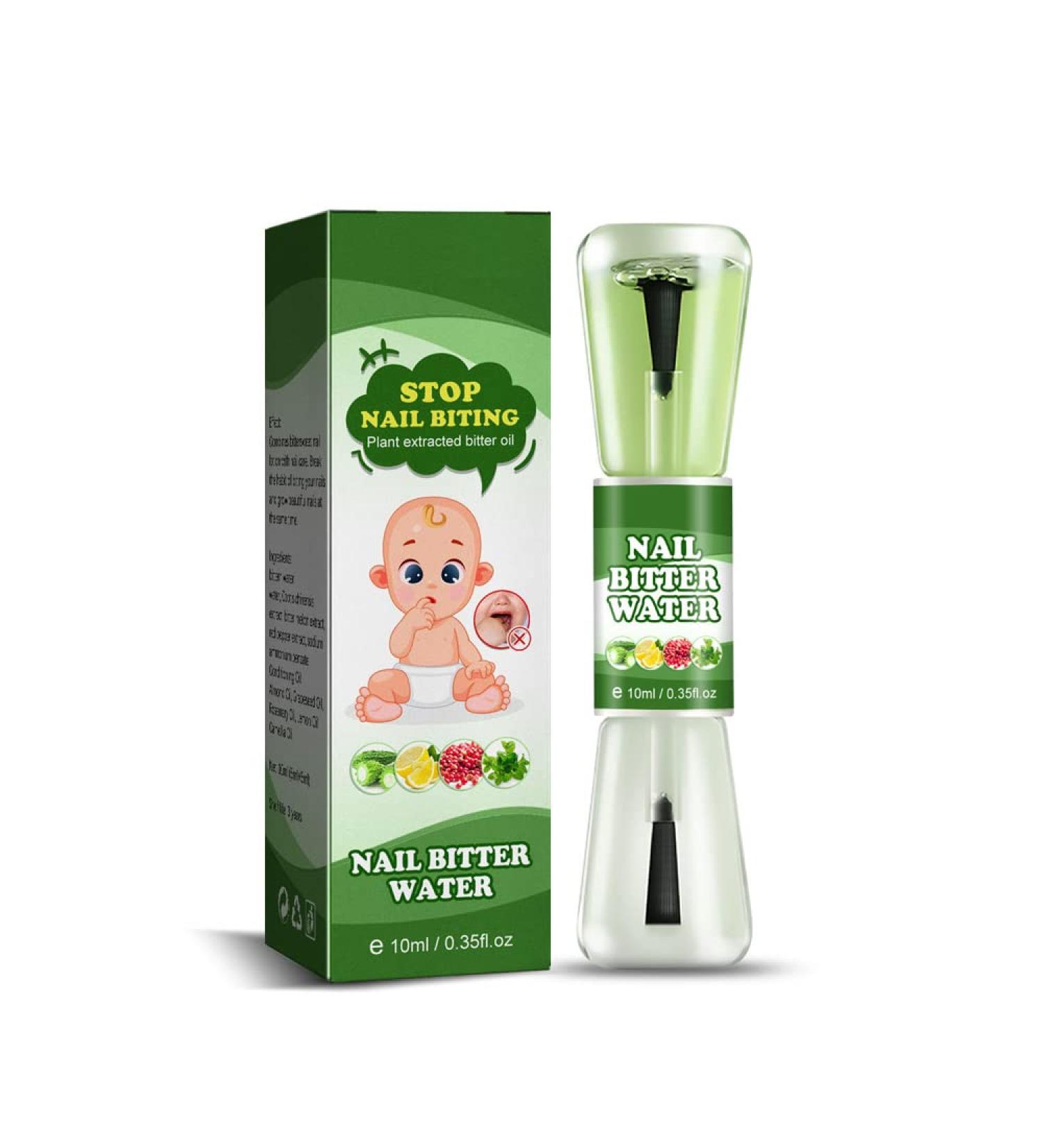 Nail Biting & Thumb Sucking Treatment for Kids | Safe & Natural with Plant Extract | Bitter Taste Formula for Healthy Nail Care - Buy Online on GoSupps.com