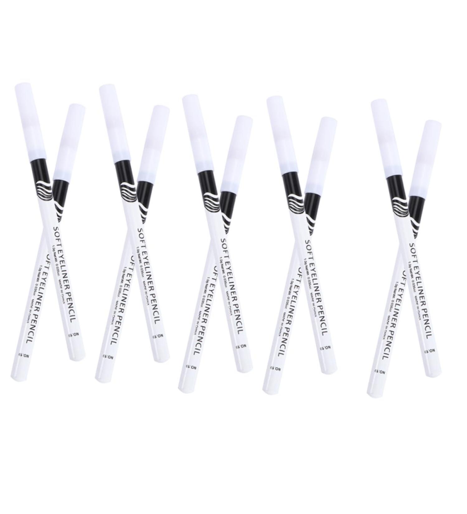 Hohopeti 24 pi ces Crayon Eye-liner Blanc Naturel Pratique Outil Maquillage Yeux pour Effet Lumineux et D licat - Buy Online on GoSupps.com