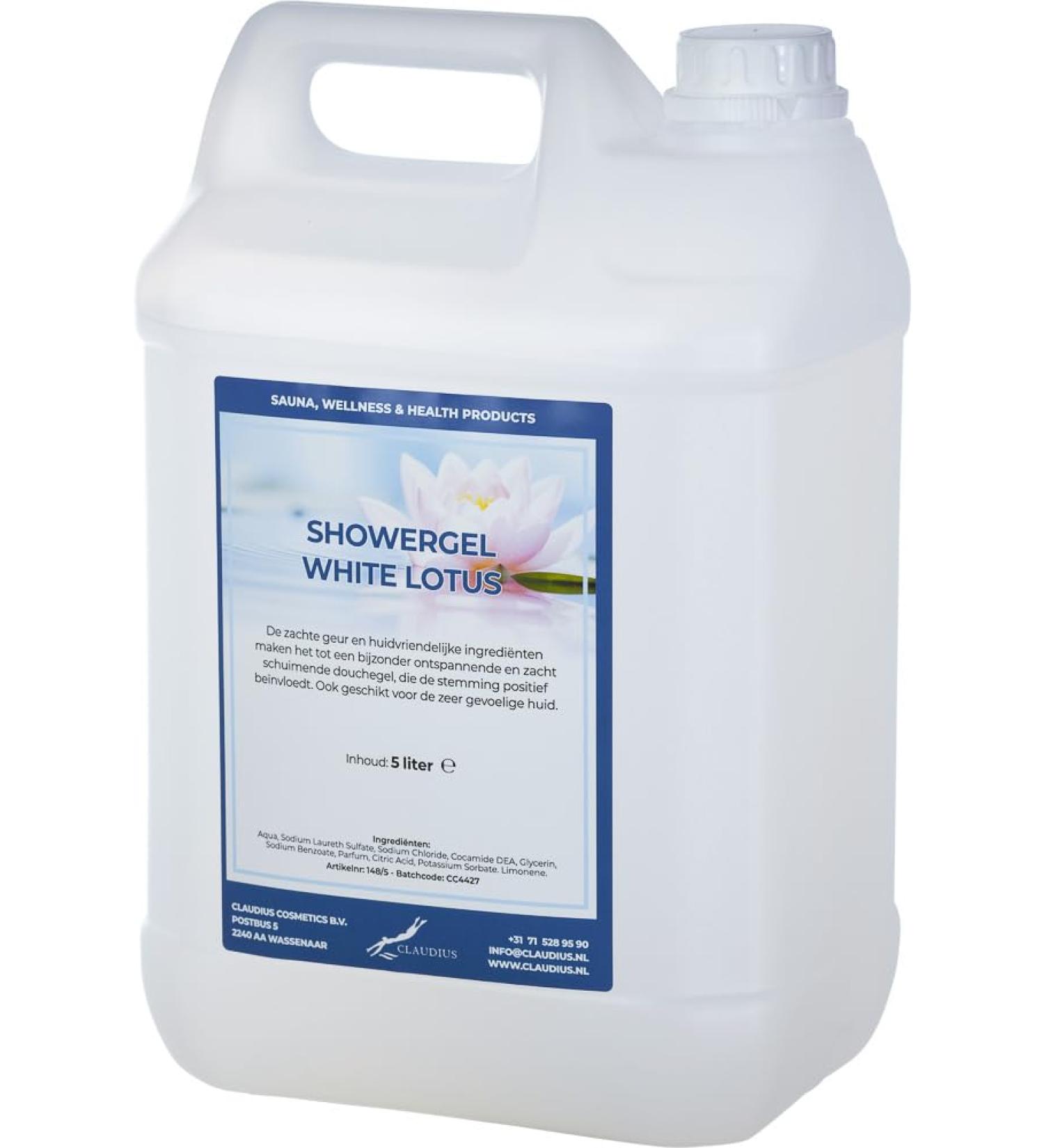 Claudius Showergel White Lotus 5 liter