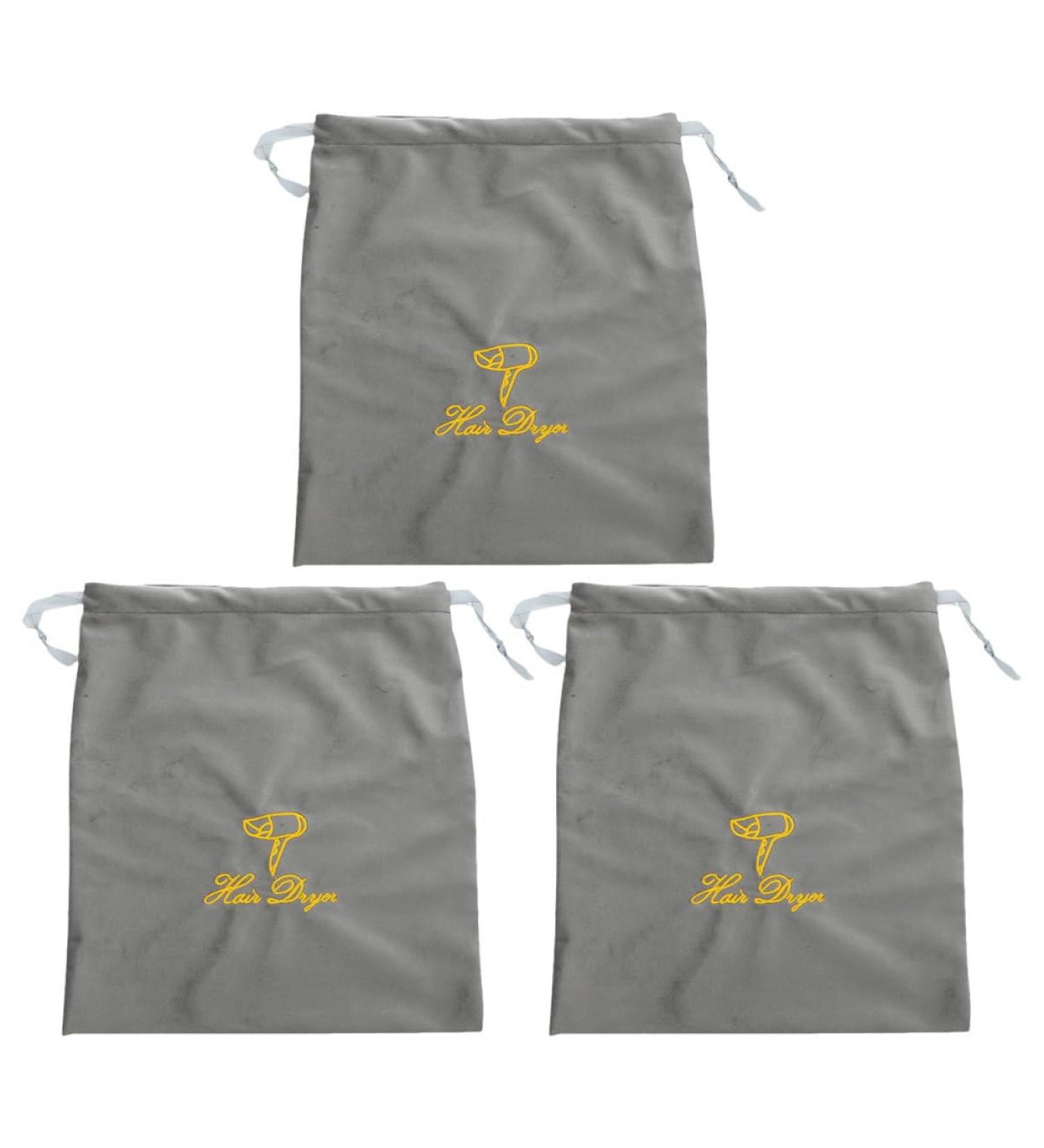 VINTORKY 3pcs Hair Dryer Storage Bag Hair Bag for Traveling Blow Dryer Bag Hair Tools Travel Bag Fabric 30.00X25.00X0.50CM As Shown - Buy Online on GoSupps.com