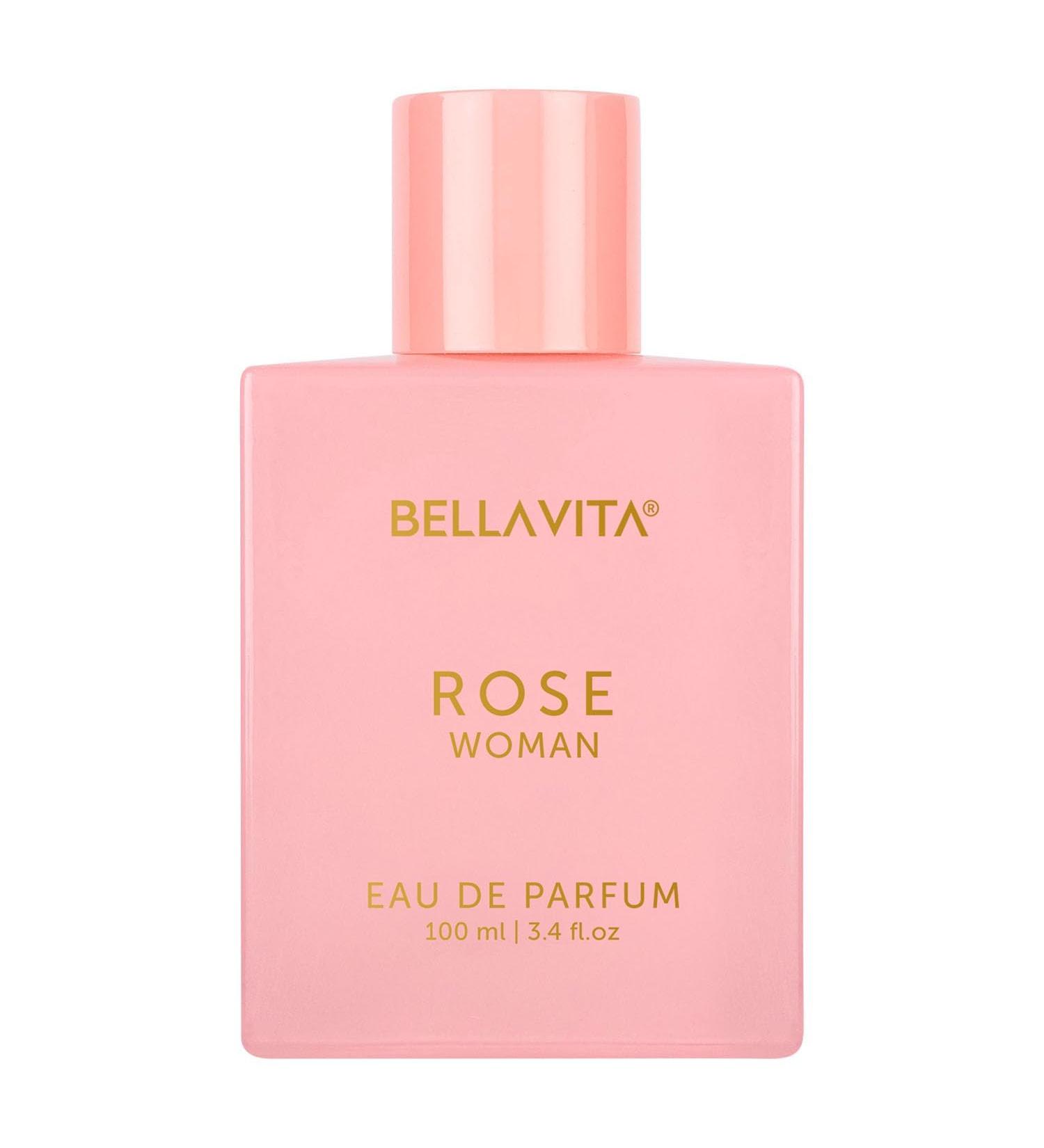 Bella_Vita Luxury Rose Woman Eau De Parfum Perfume for Women with Black Currant Vanilla Jasmine|Floral & Sweet EDP Long Lasting Fragrance Scent 100 ML - Buy Online on GoSupps.com