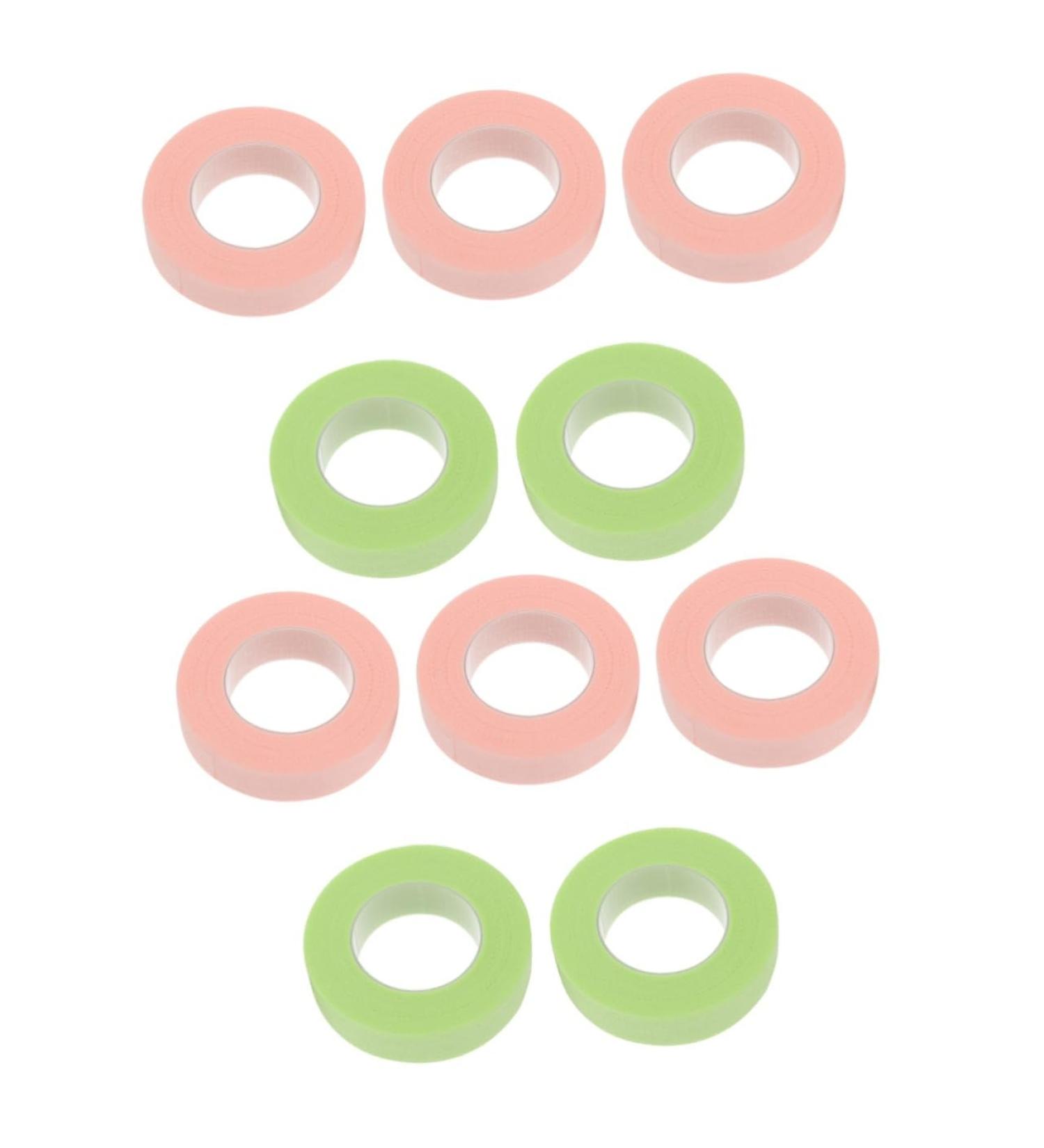 FRCOLOR 10 Rolls Grafting Eyelash Tape Clean Under Eye Patch Cosmetology Supplies Pink Duct Tape Eyes Natural Facial Lash Tools Janitorial Supplies Eyelid Face Non-woven Fabric Blindfold - Buy Online on GoSupps.com