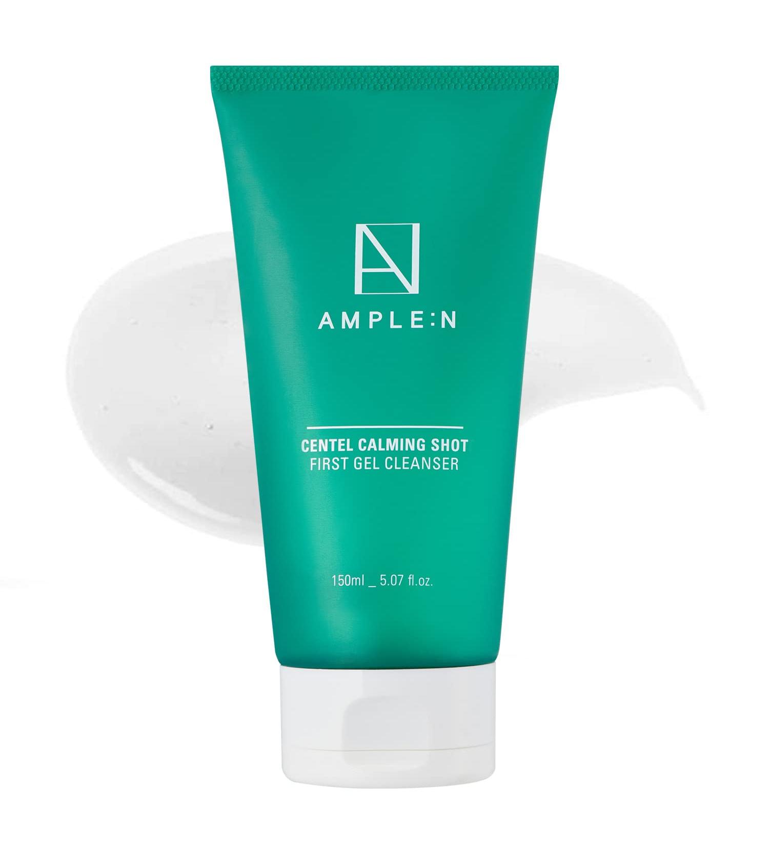 COR ANA AMPLE:N Centel Calming Shot Gel Cleanser | Soap-Free Makeup Remover for Sensitive Skin | Cica & Tea Tree Extract | Fragrance-Free Face Wash - 5.07 fl.oz - Buy Online on GoSupps.com