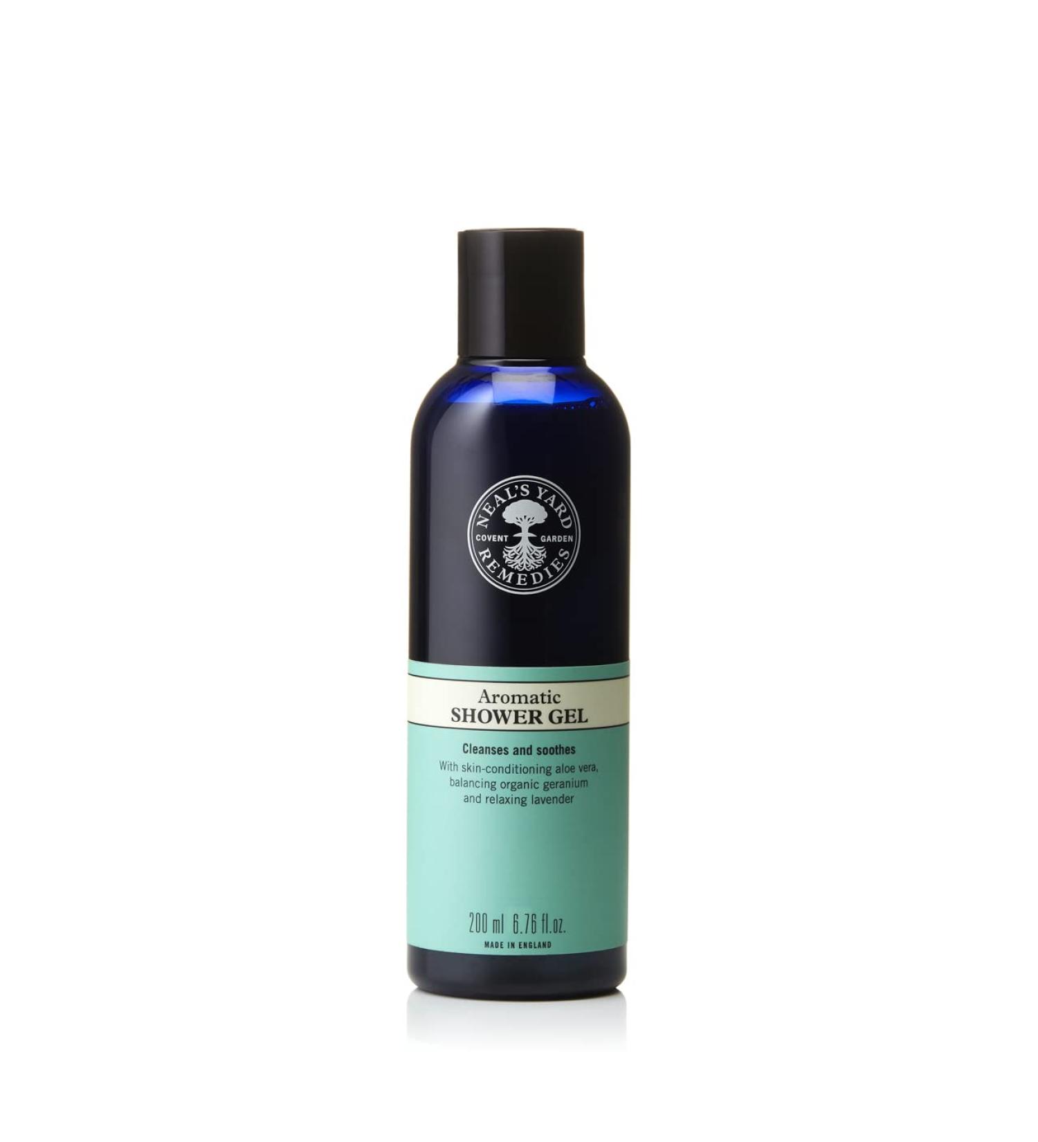 Neal's Yard Remedies Aromatic Shower Gel - Lavender & Geranium | Soothing & Uplifting - Buy Online on GoSupps.com
