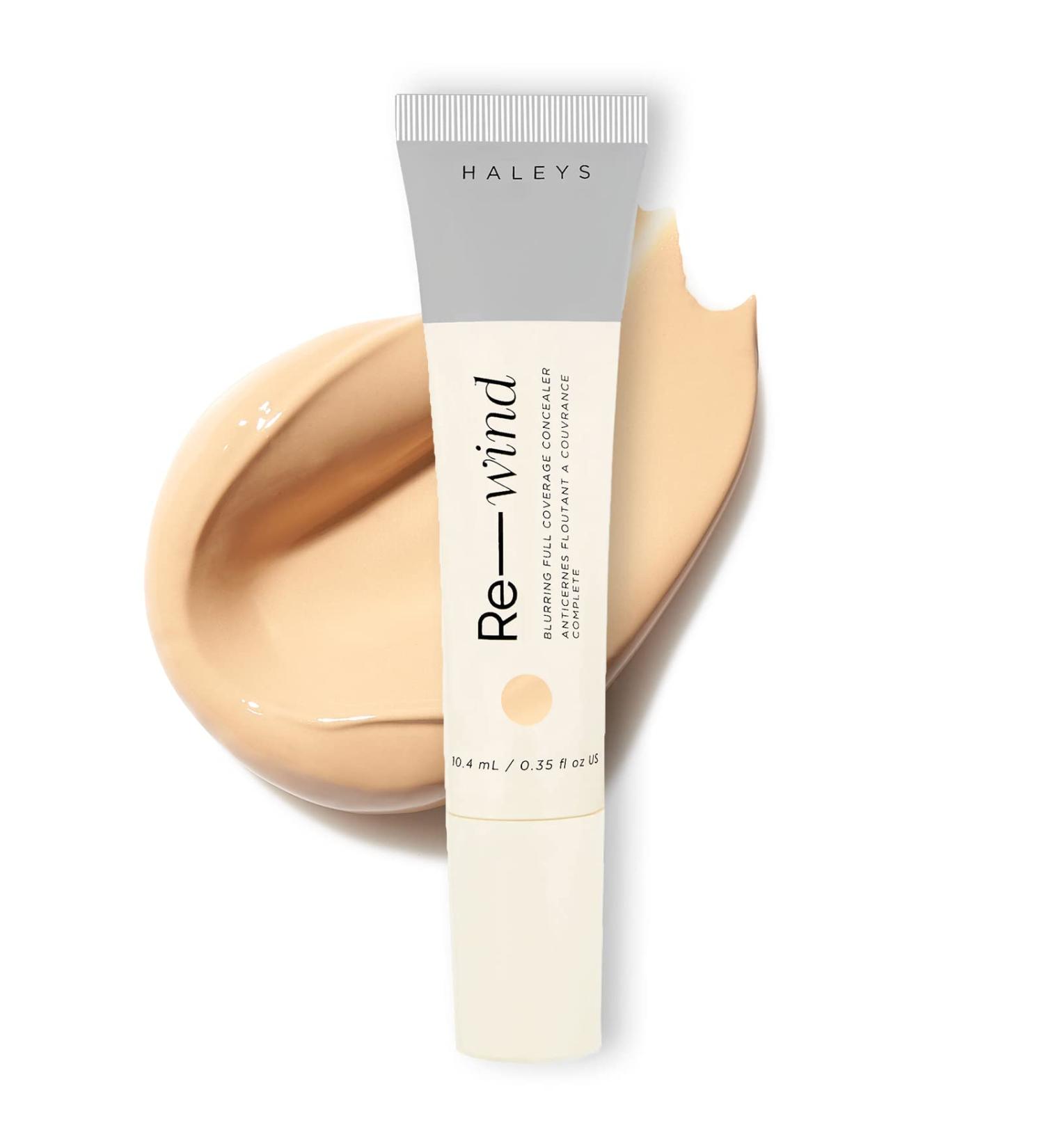 HALEYS Re-wind Blurring Concealer (Light/Medium - Warm) - Brighten, Reduce Redness, Longwear, Vegan & Cruelty Free - Buy Now! - Buy Online on GoSupps.com