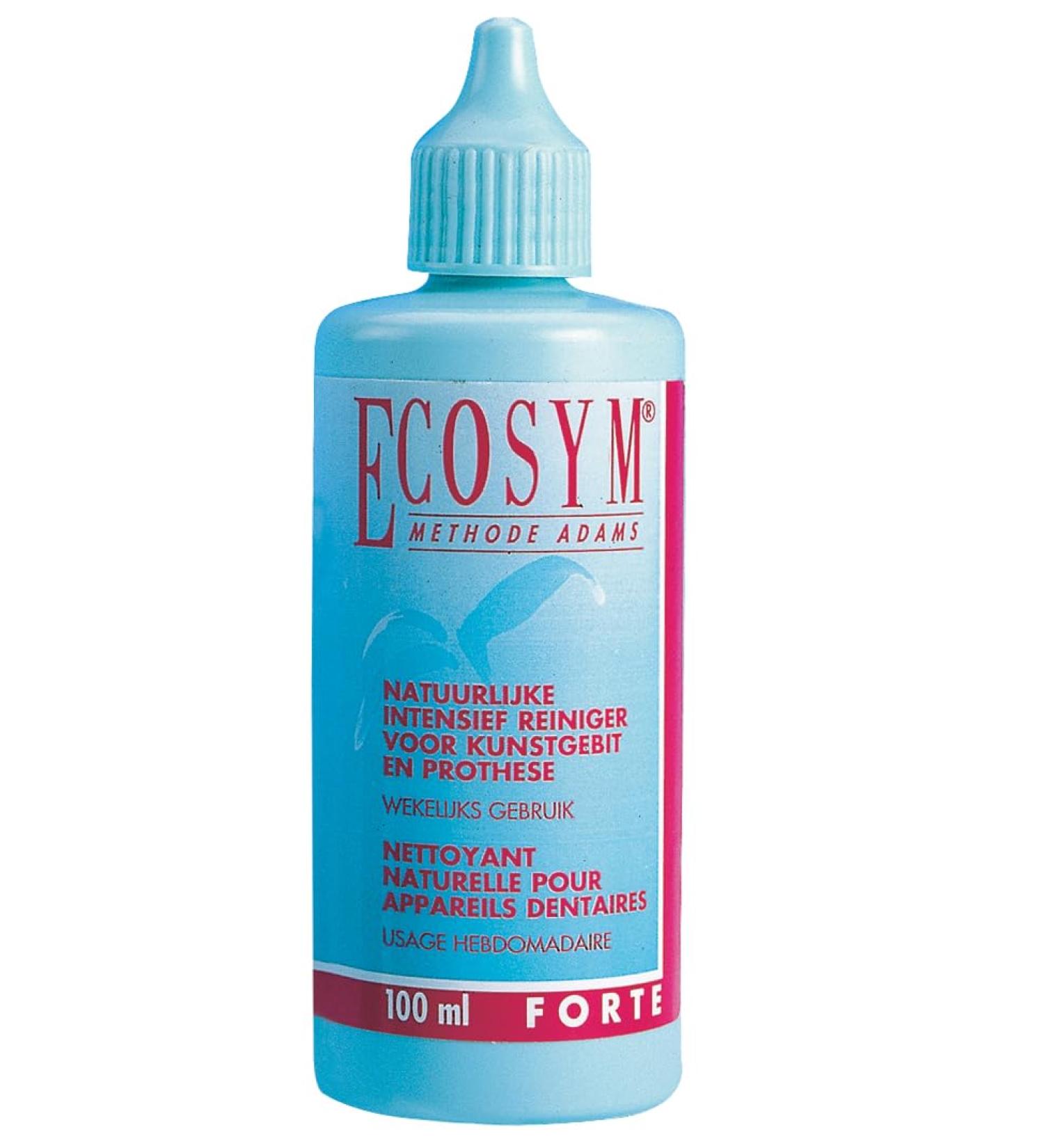 Ecosym Ecosym Intensive Denture Cleansing Gel 100 ml - Weekly Use - Light Blue