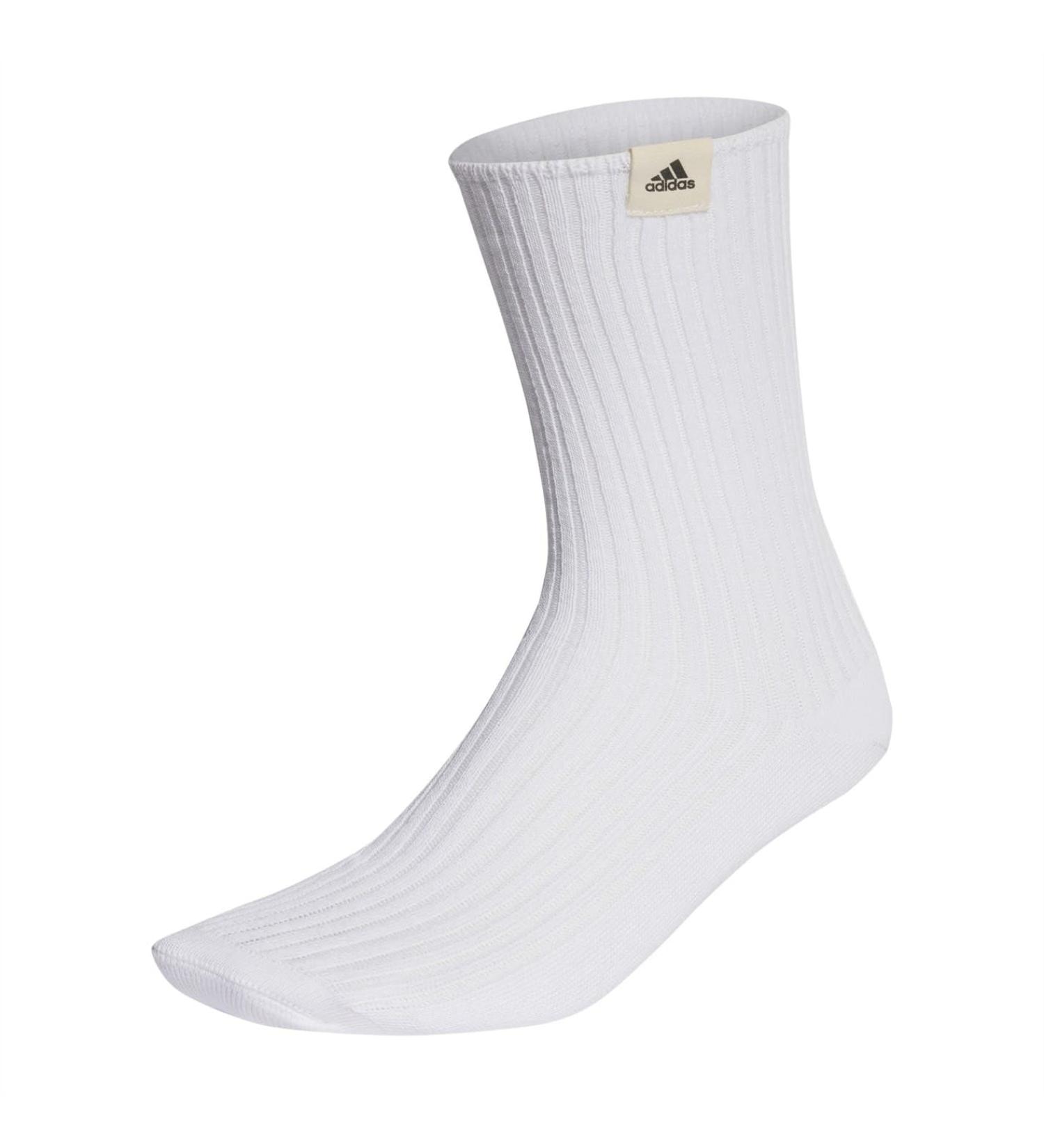 adidas Unisex Best Label Socks 1 Pair Socks S White Black