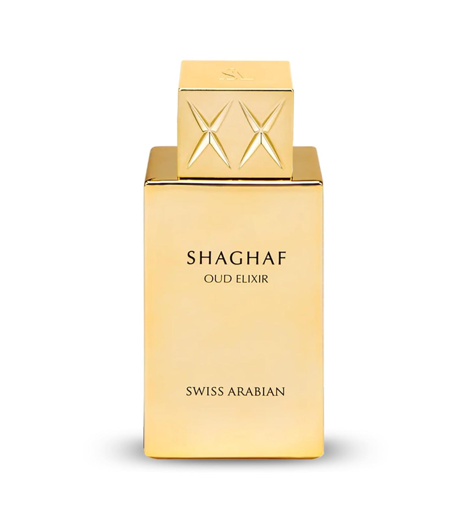 Swiss Arabian Shaghaf Oud Elixir Oud Gourmand Amber Fragrance - Notes of Saffron - Perfume for Women and Men - 2.5 oz EDP Spray - Buy Online on GoSupps.com