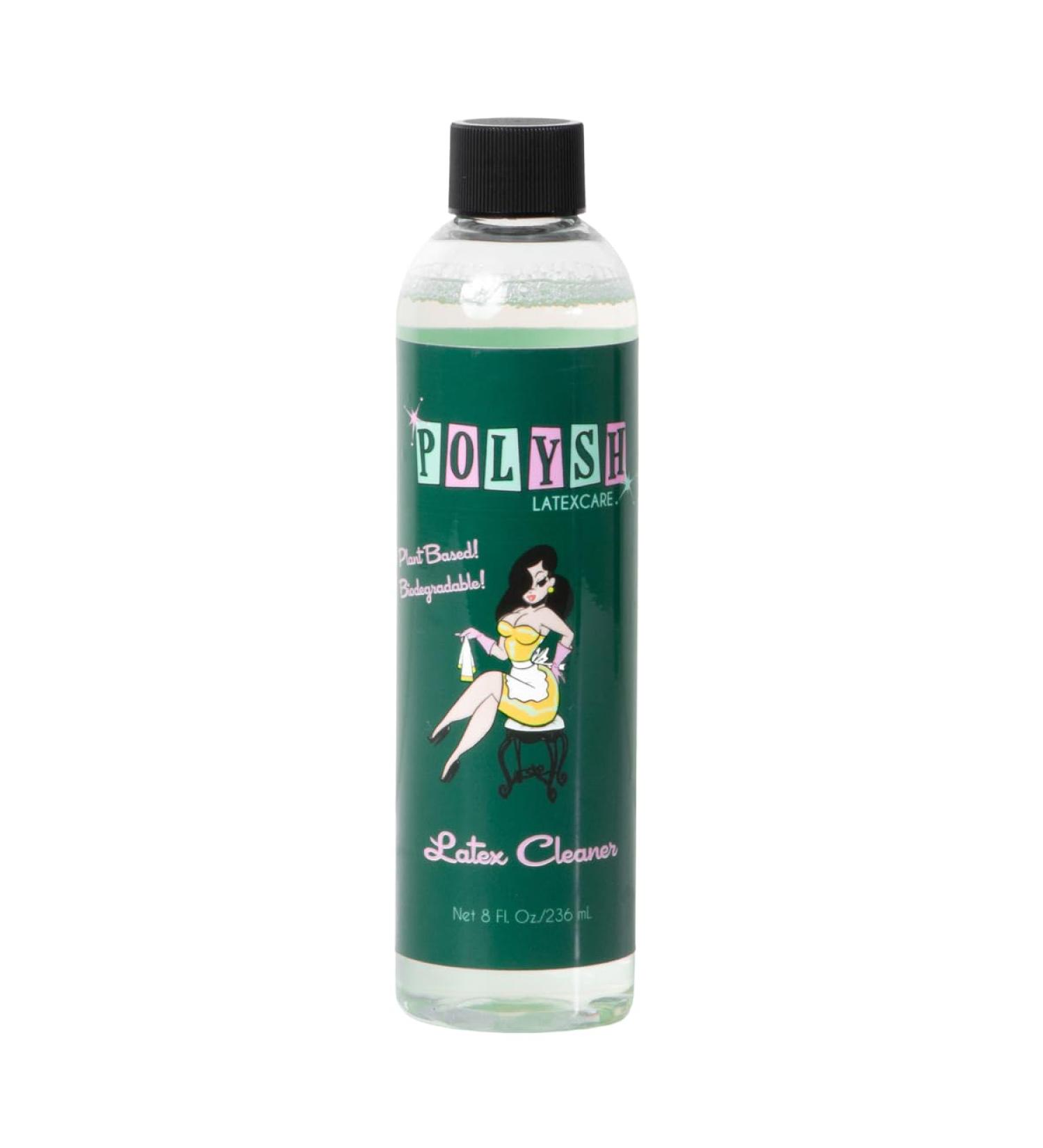 Latex Cleaner - 8 Fl Oz - Gentle Plant-Based Cleaner for Latex Clothing - 100% Safe for Latex and Rubber