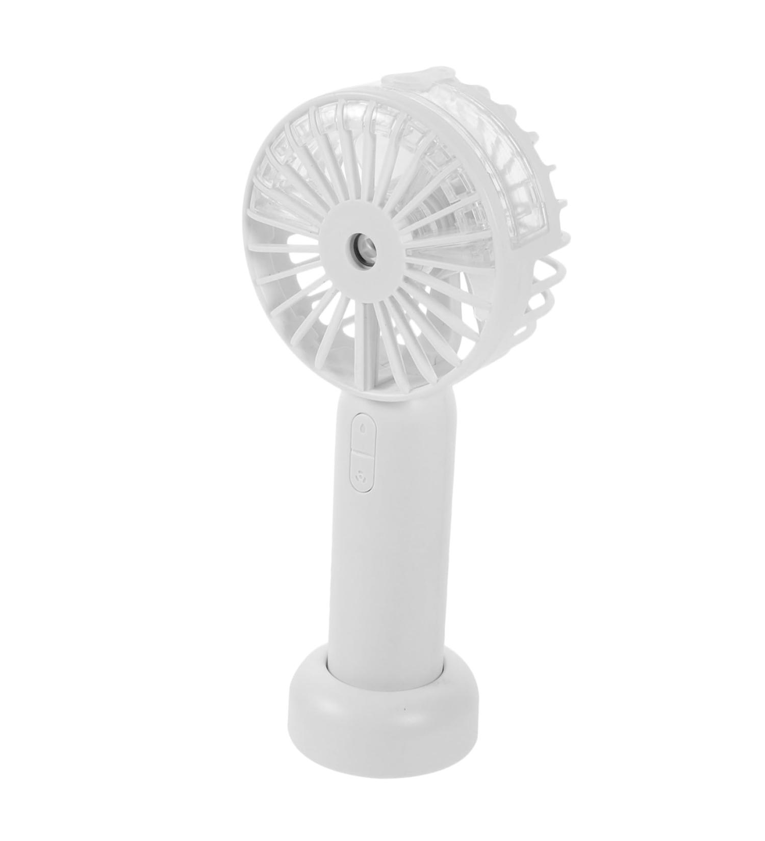 Yardenfun Fan Air Humidifier Face Mist Sprayer Heart Pillow Fluffy Handheld Portable Travel Humidifier Mini 17.50X7.50X4.00CM White - Buy Online on GoSupps.com