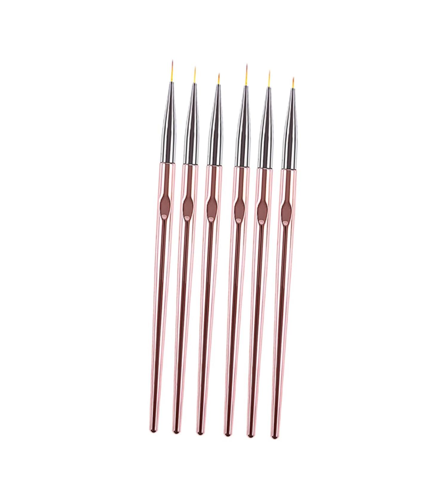 minkissy Nail Styling Dot Pen Nail Art Liner Nail for Nail Art Manicure Liner Colored Drawing Tool for Manicure Pen Non-slip Nail Design Nylon Brush Pen - Buy Online on GoSupps.com