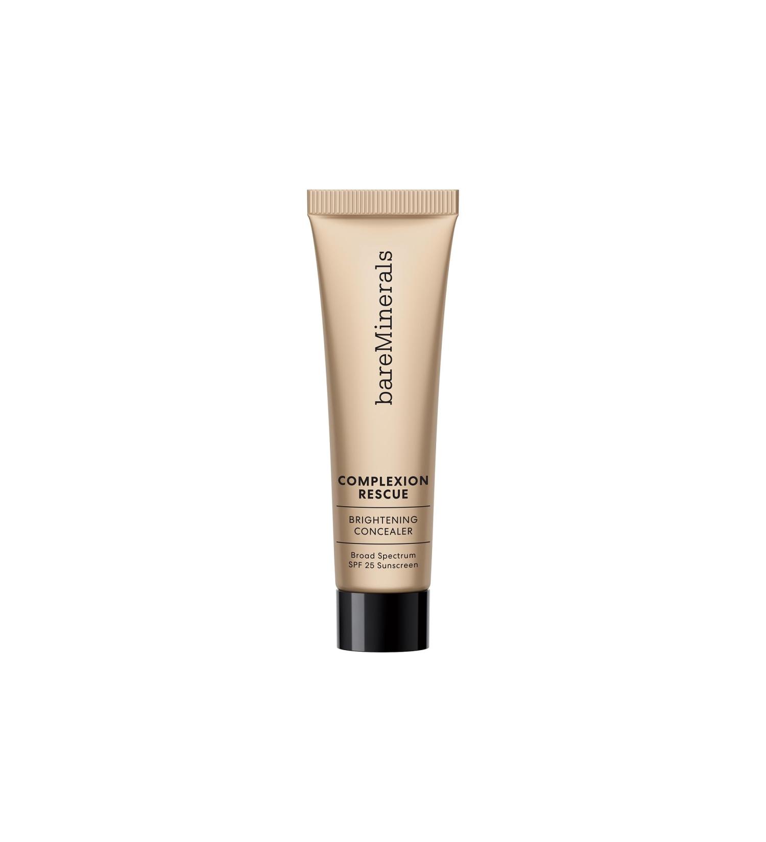 bareMinerals Complexion Rescue Brightening Under Eye Concealer - Vegan Medium Deep Tan Amber with SPF 25 & Hyaluronic Acid - Ultra-Lightweight Hydrating Formula for International Shipping - Buy Online on GoSupps.com