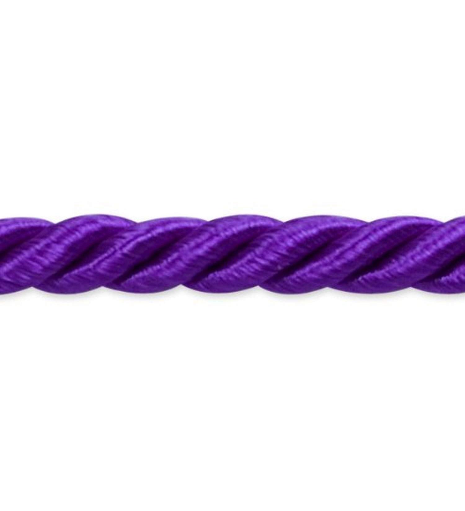 Expo International 20-Yard Charlotte Twisted Cord Trim - 3/16-Inch, Purple - Buy Online on GoSupps.com