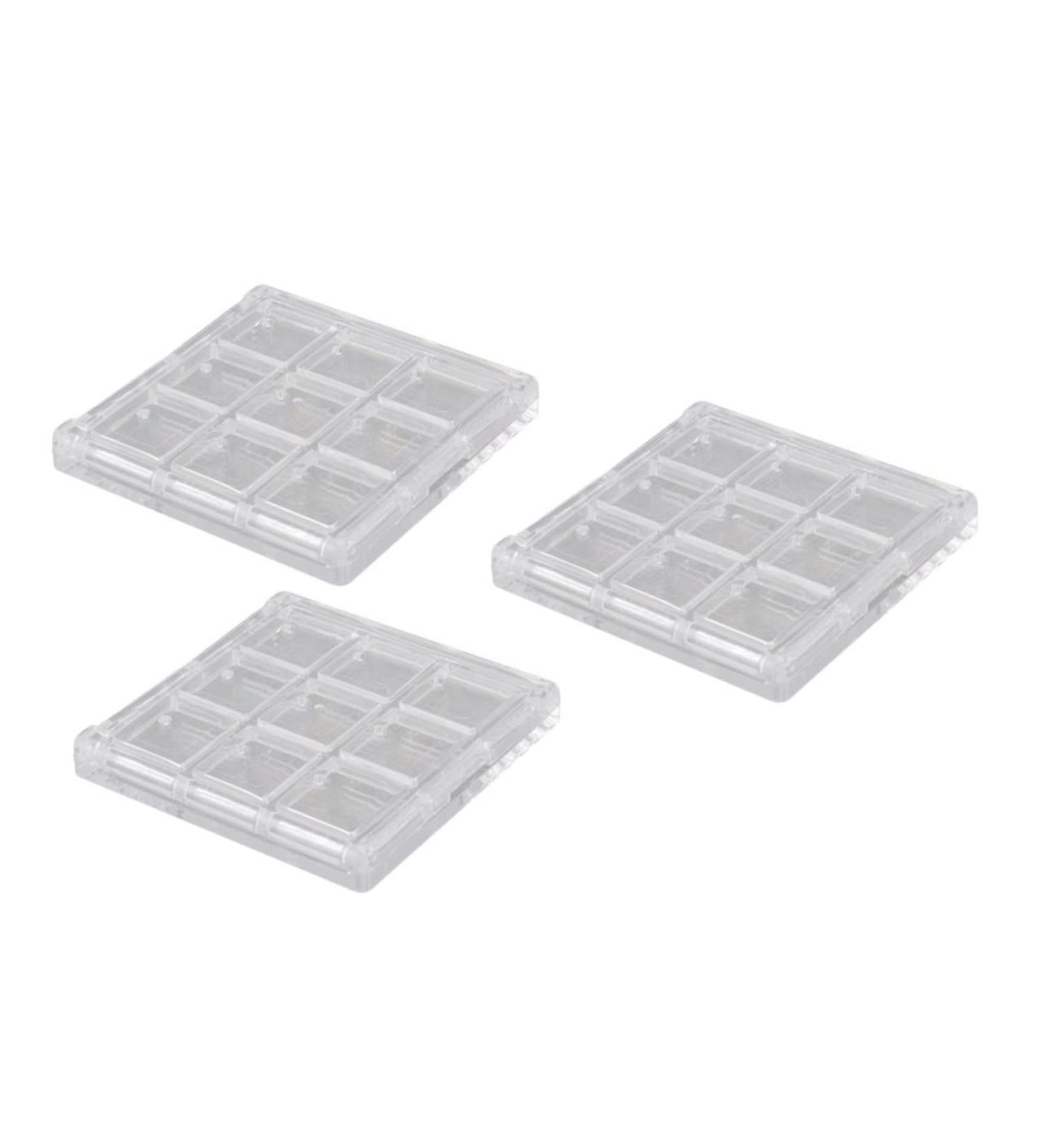 Beavorty 6 Pcs Eye Shadow Box Blush for Cheeks Eyeshadow Case Lip DIY Eyeshadow Sub Plate Makeup Box Cosmetic - Buy Online on GoSupps.com