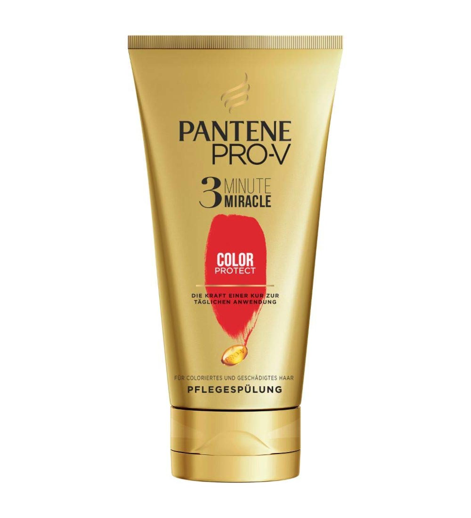 Pantene Pro-V Color Protect 3 Minute Miracle Care 150ml | Shine & Gloss Conditioner for Colored Hair | Hair Care Beauty Product - Buy Online on GoSupps.com