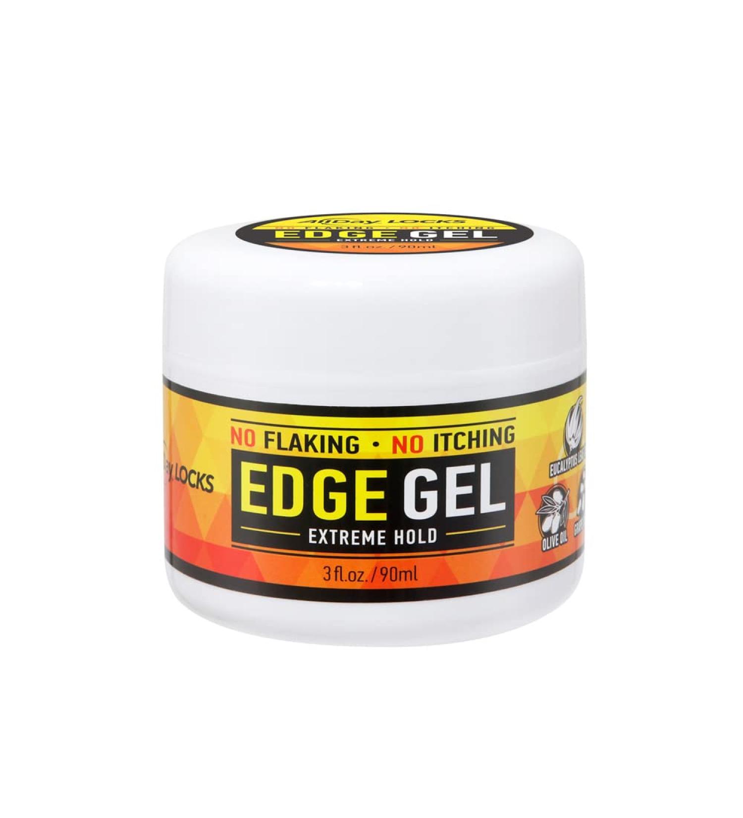 Extreme Hold AllDay Locks Edge Gel | No Flaking, Itching, or Split Ends | Long Lasting Style for Braids, Locks, Twists, Cornrows | 3 oz (Pack of 1) - Buy Online on GoSupps.com
