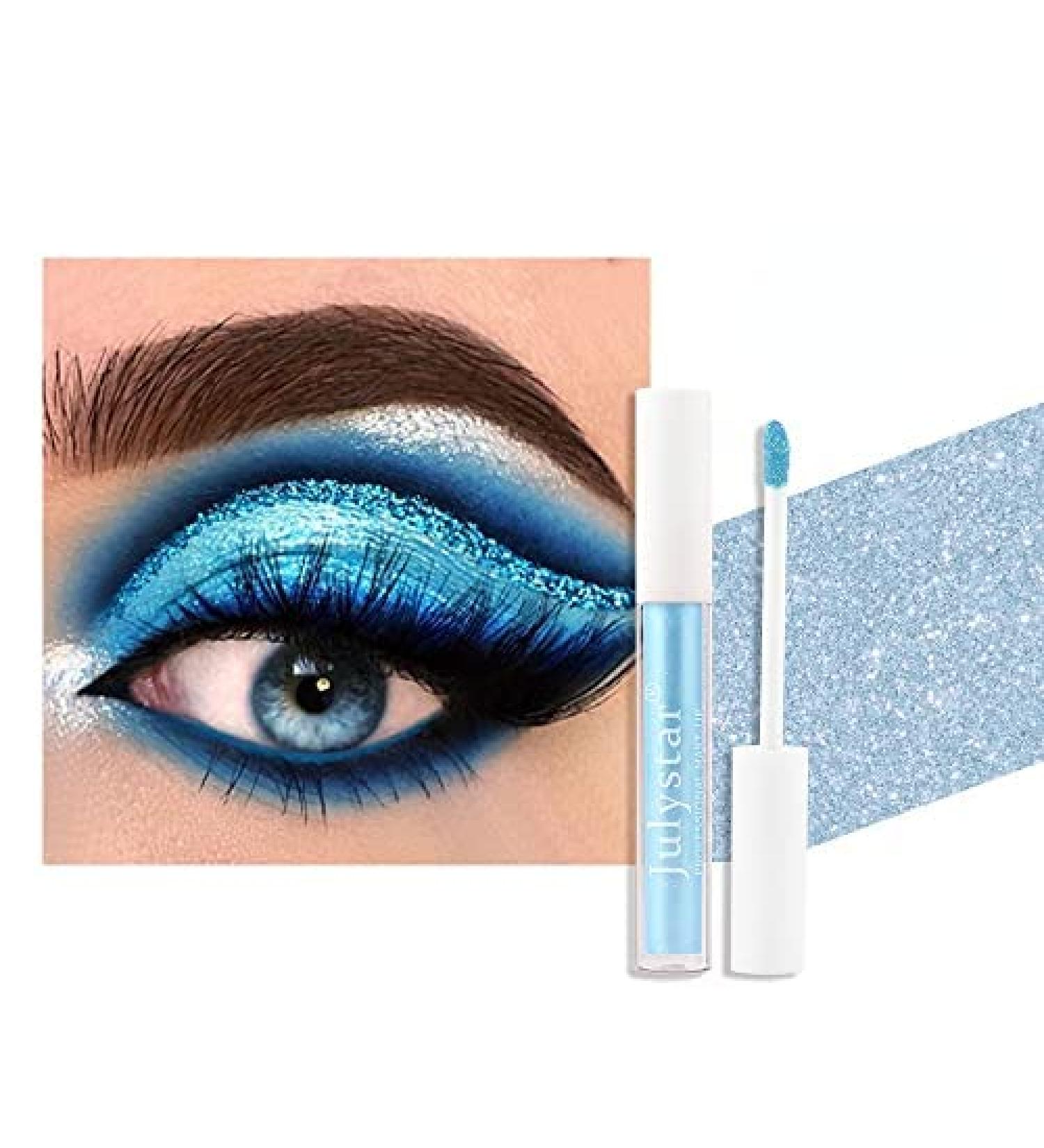 Julystar Polarized liquid eye shadow cosmetics shimmering monochromatic eye shadow cosmetics (04#) - Buy Online on GoSupps.com