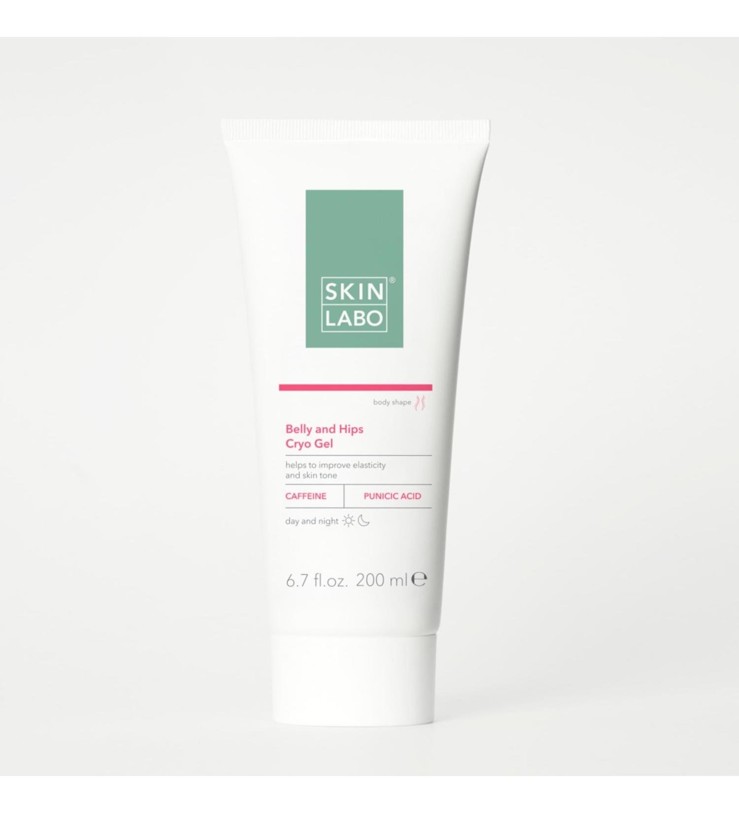 SkinLabo - Cryo Gel Stomach and Hips improves skin elasticity and tone toning activity with caffeine punic acid - 200 ml - Buy Online on GoSupps.com