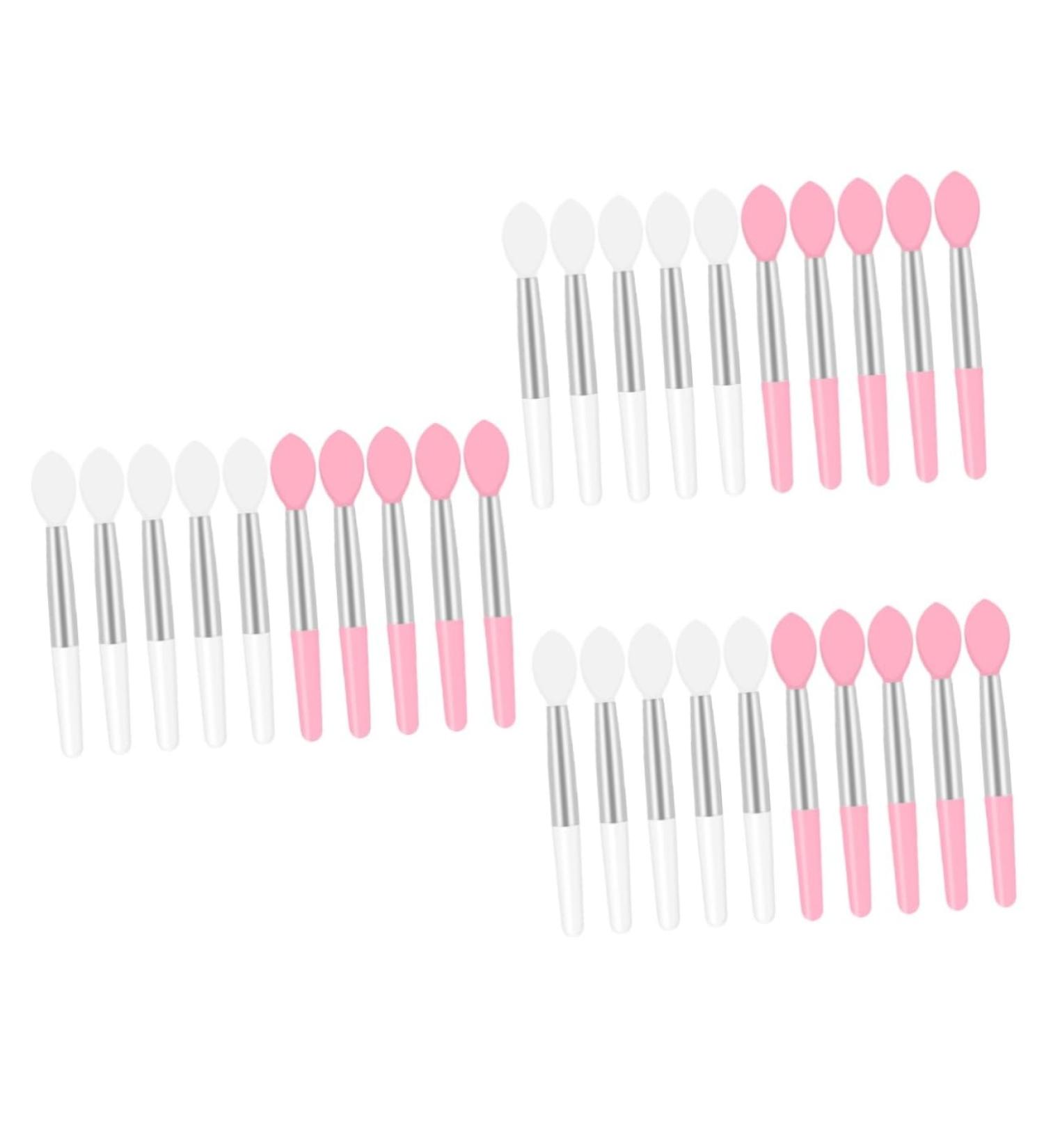Didiseaon 30 Pcs Silicone Lip Brush Set - Portable Lip Gloss & Lipstick Applicators for Flawless Makeup - Essential Cosmetics Accessories - Buy Online on GoSupps.com