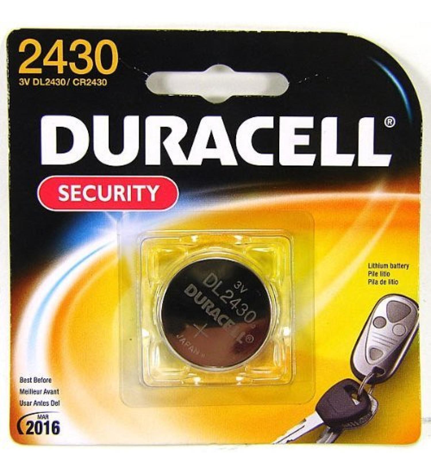 Special Pack of 5 DURACELL Security DL2430B 3V X 5
