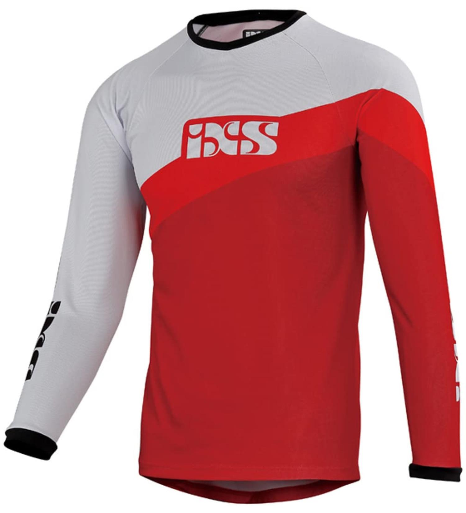 IXS Race Kids Jersey Fluo red-White KS (128) undershirt red S