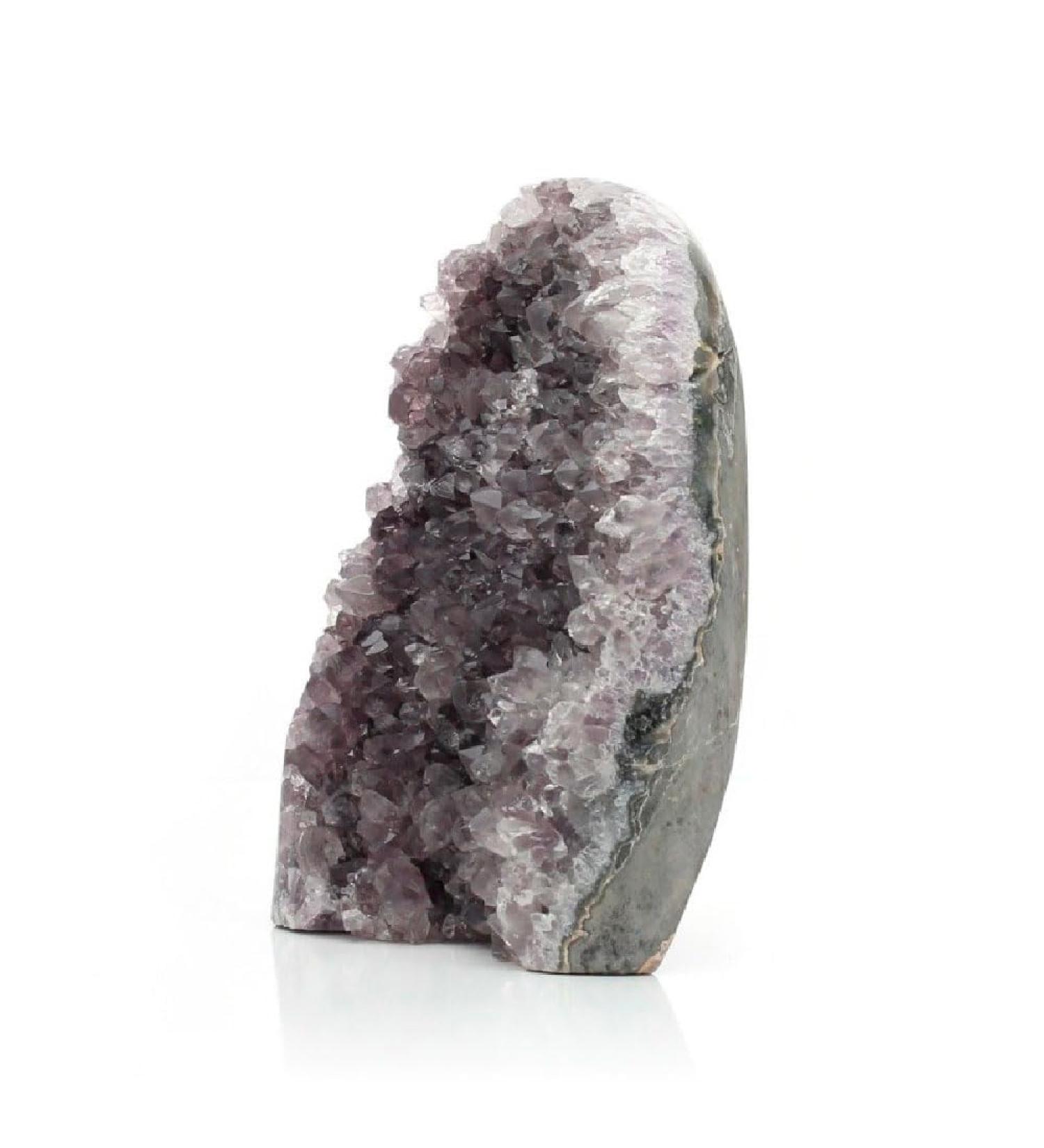 LAMARE Amethyst Druse from Uruguay - 1.9 kg Unique Amethyst Geode Gemstone for International Shipping - Buy Online on GoSupps.com