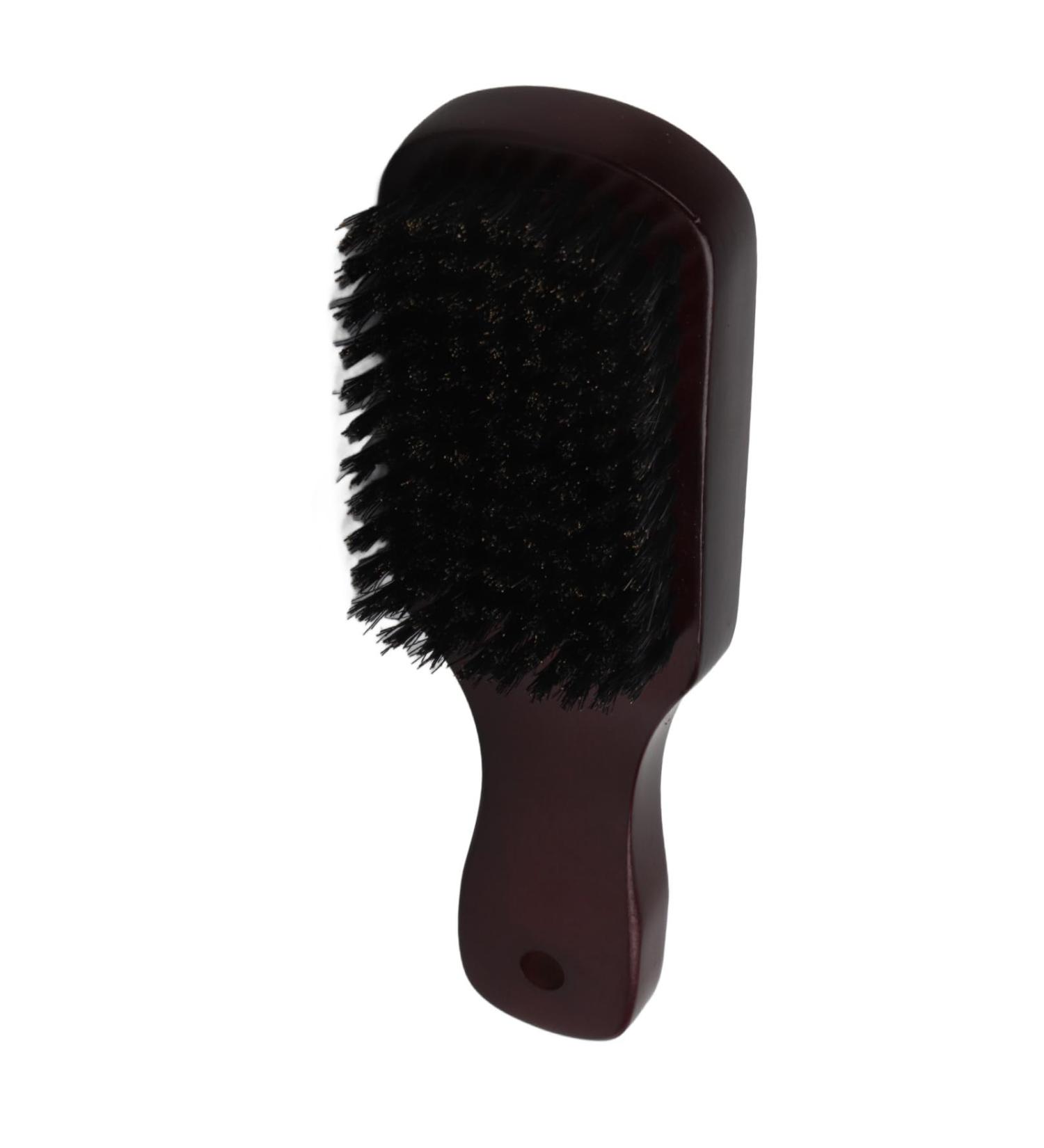 Beard Styling Brush - Soft Elastic Mustache Brush with Wooden Handle for Grooming and Care | International Shipping Available - Buy Online on GoSupps.com