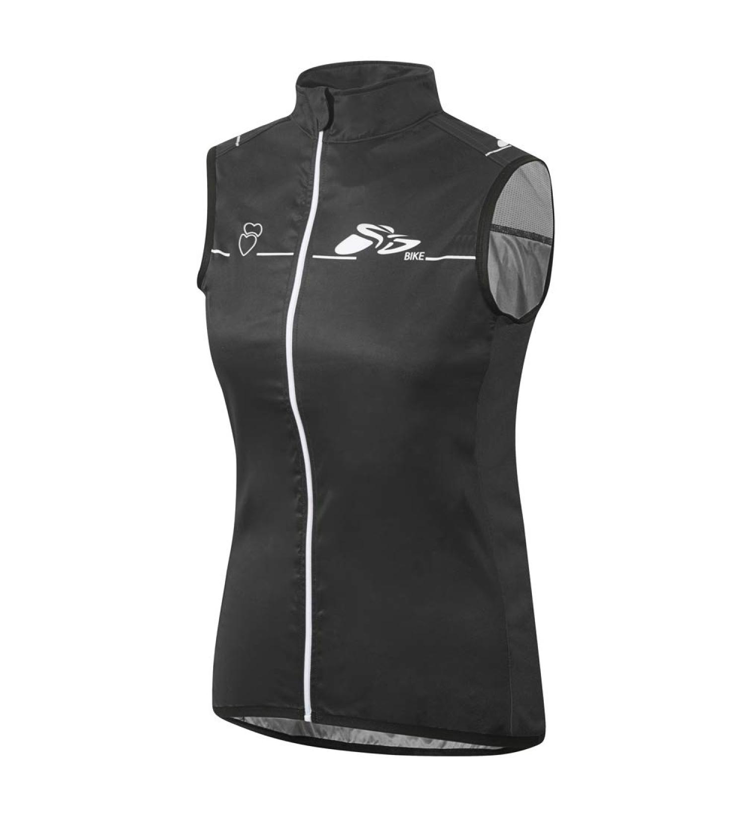 Prolog Women's Cycling Vest - Softshell Windproof Water-Repellent Breathable - Red & Black XS - Buy Online on GoSupps.com