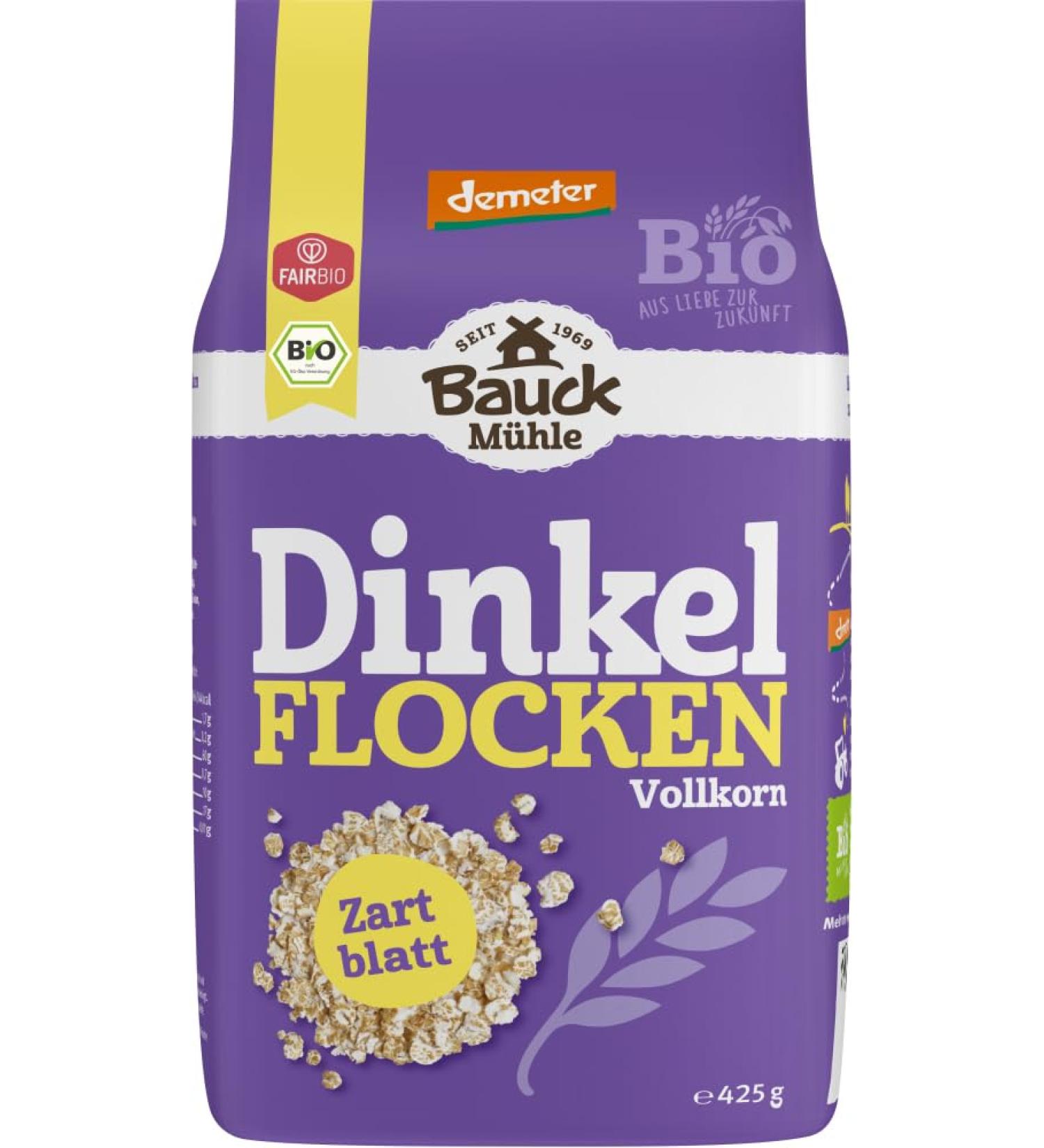 Bauck Bauckhof Demeter Spruce Flakes - 425 g - Lot of 6