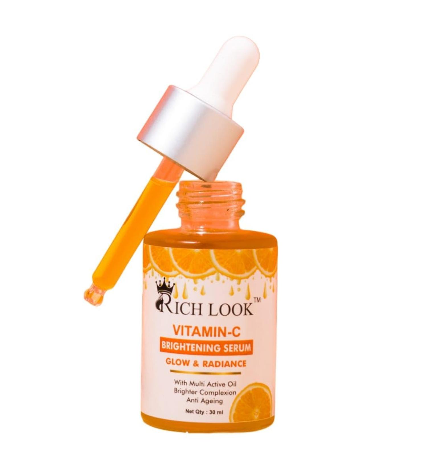 BEMT Vitamin C Facial Serum Lightweight Daily Skincare Formula for Smooth Fresh-Looking Skin Fast-Absorbing & Hydrating