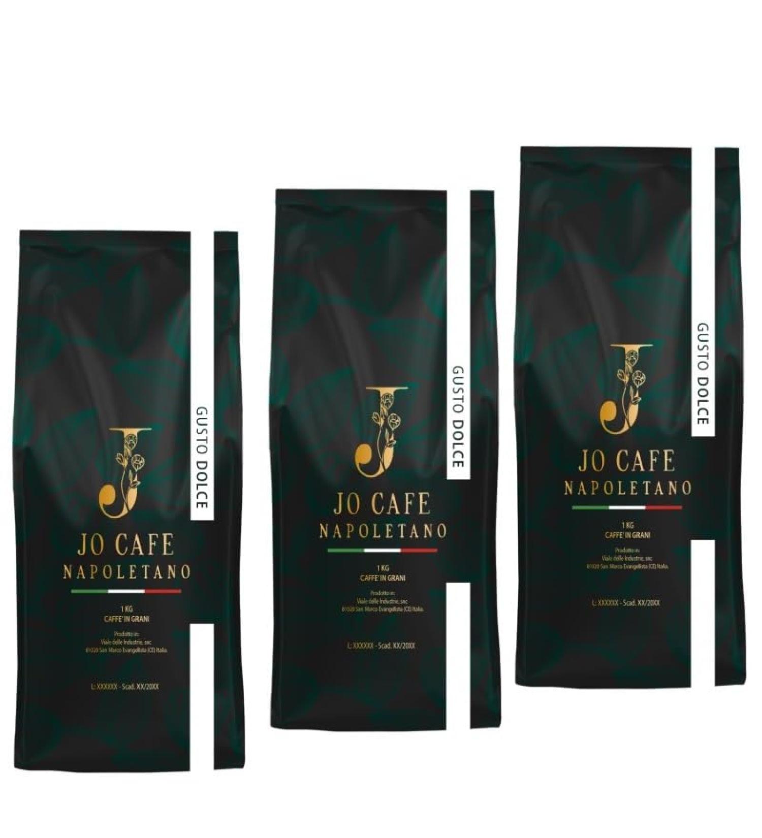 JO CAF NAPOLETANO Gusto Dolce coffee beans bar line 1 kg 3 Gusto Dolce
