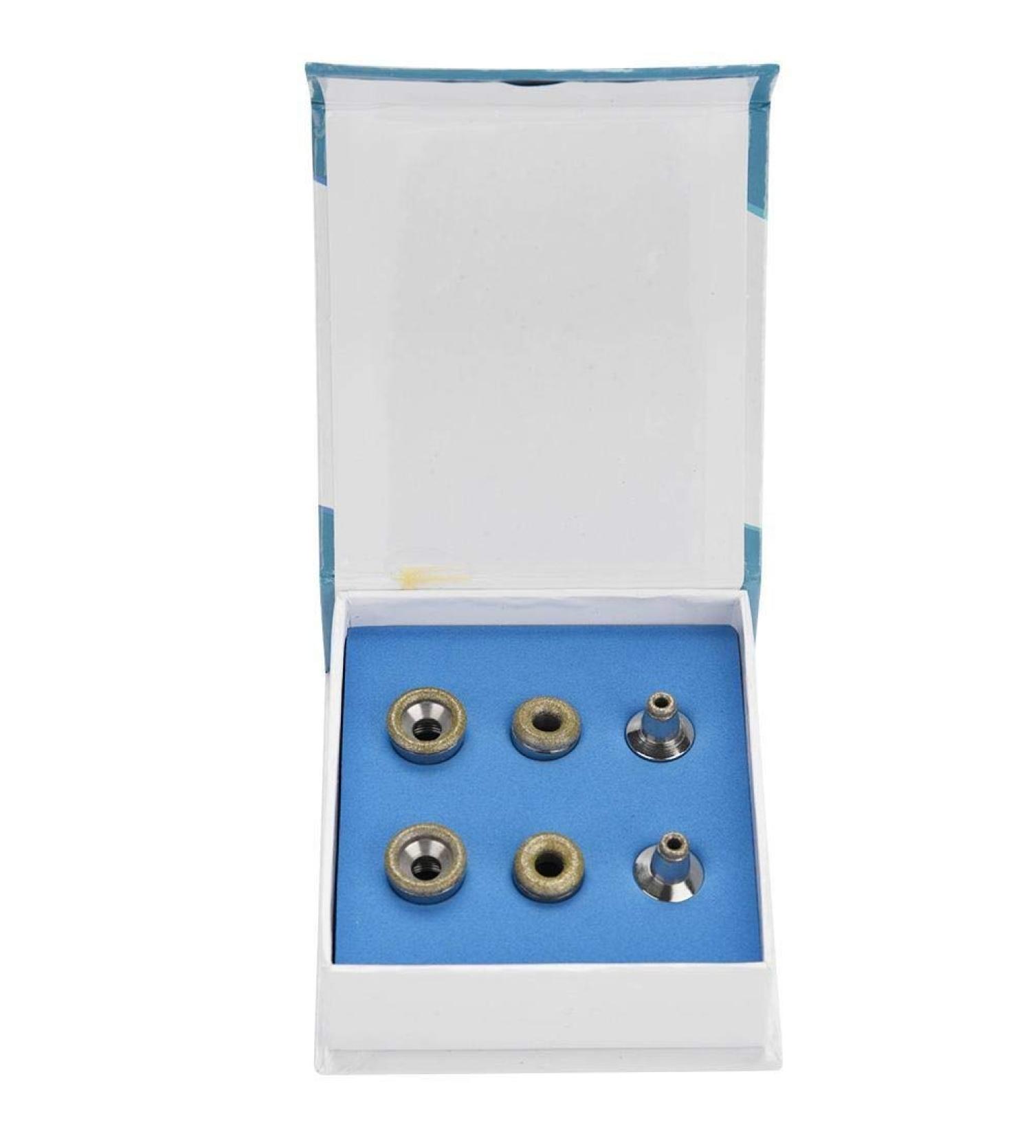 Broco 6PC Diamond Microdermabrasion Tips & Stainless Steel Filter Set for Acne Pigment and Pore Removal - International Shipping Available - Buy Online on GoSupps.com
