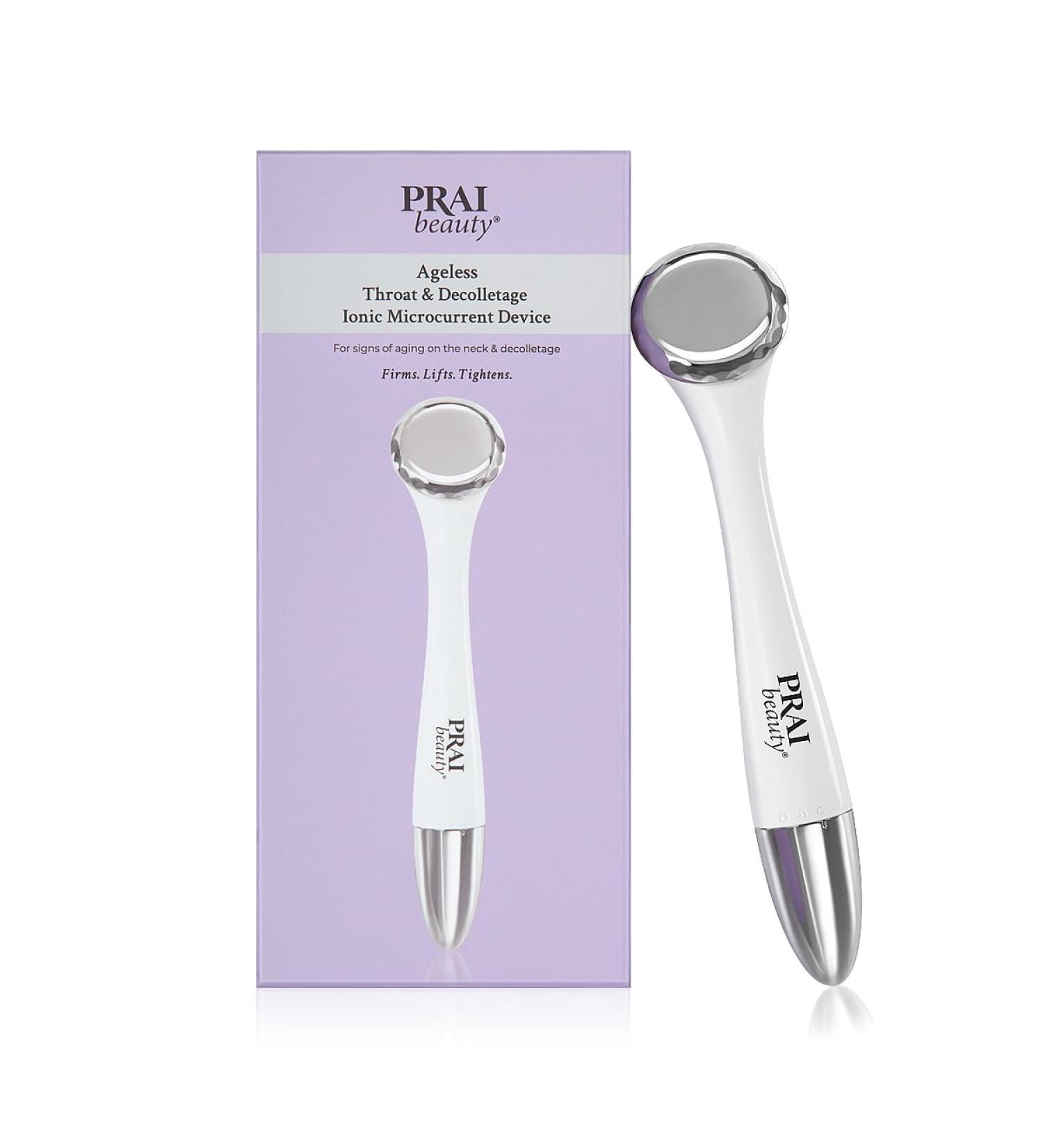 Ageless Ionic Microcurrent Vibrating Device - Collagen-Boosting Microcurrent Device with Gentle Vibration - Ideal for Jawline Neck and D colletage Firming & Hydration - Buy Online on GoSupps.com
